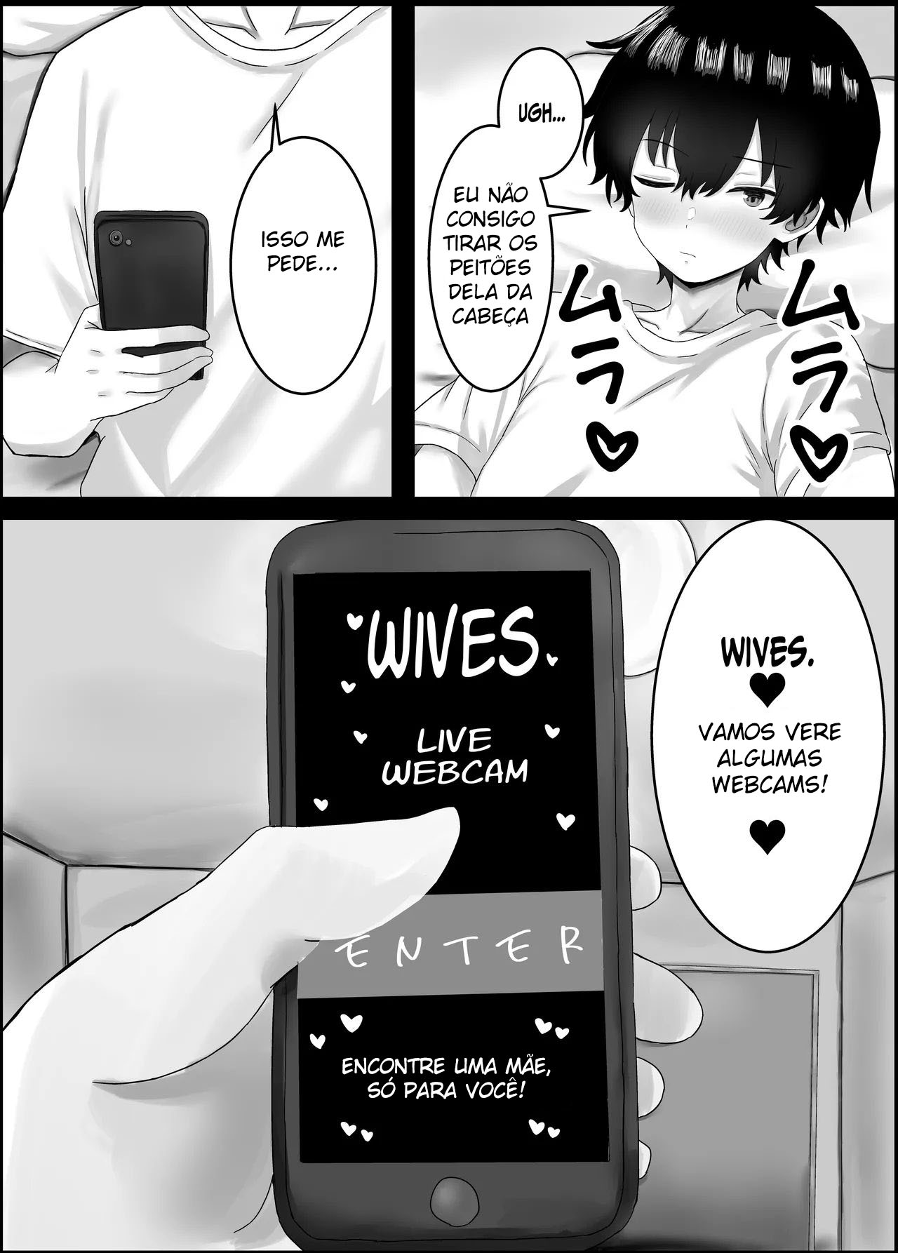 [Hagure Moguri] Boku to Shinyuu no Okaa-san [Portuguese-BR] 画像番号 7