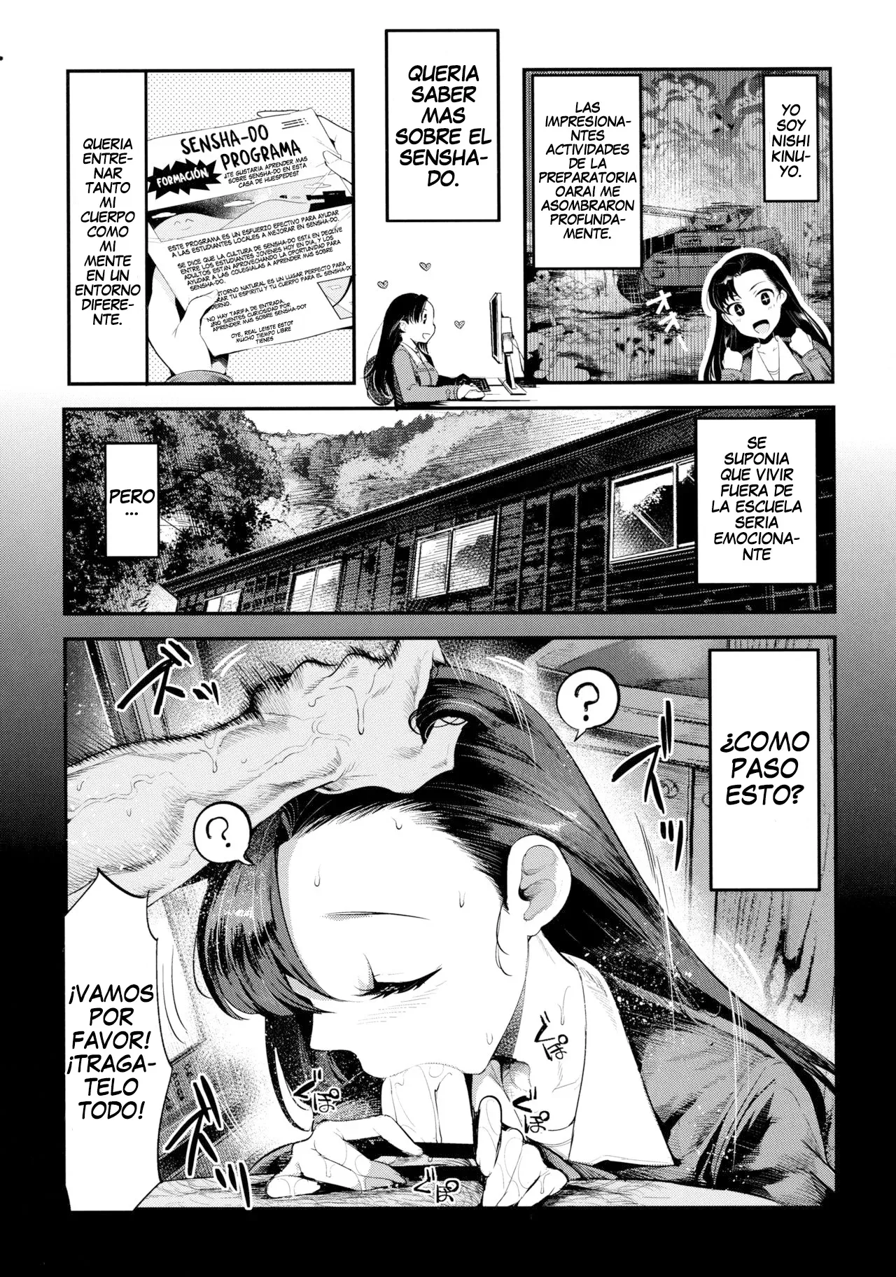 (COMIC1☆11) [Nakasone Battalion (Nakasone Haiji)] GirlPan Rakugakichou 4 (Girls und Panzer) [Spanish] [Erwin Pry] Bildnummer 9