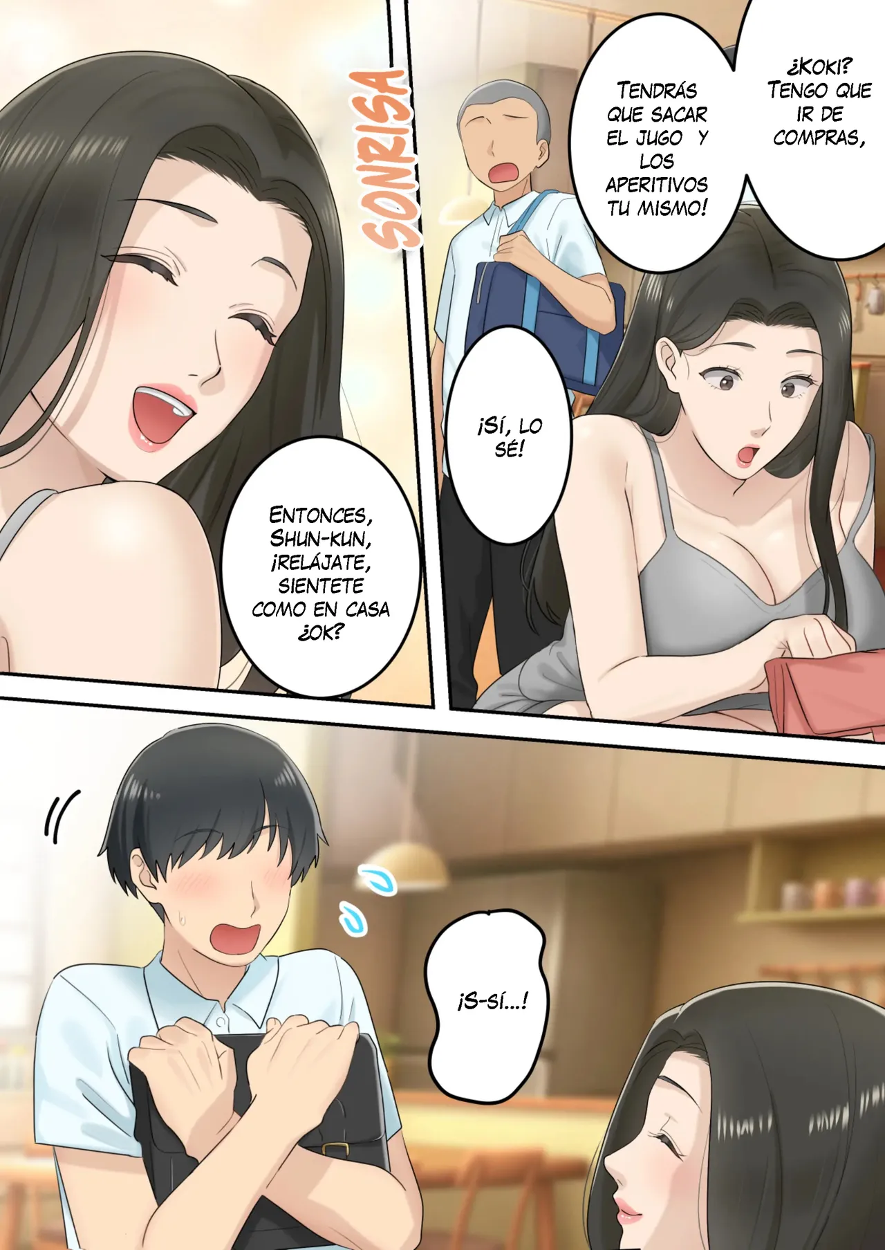 [Yuriko Club] Kawaisugiru Tomodachi no Okaasan to Kossori Tsukiacchatta Hanashi | La Historia de cómo Terminé Saliendo en Secreto con la Hermosa Madre de mi Amigo [Spanish] [K-le Traducciones] 画像番号 3