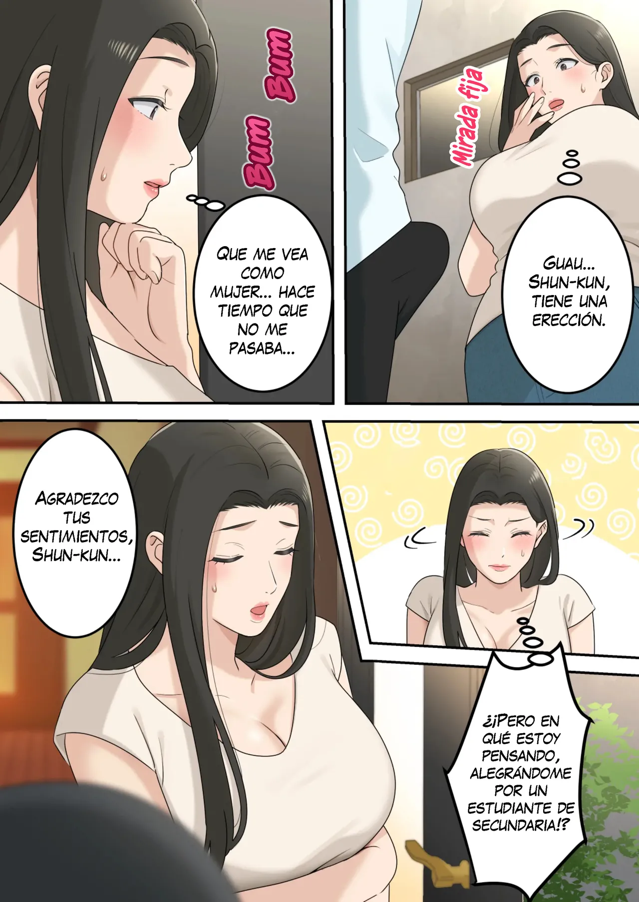 [Yuriko Club] Kawaisugiru Tomodachi no Okaasan to Kossori Tsukiacchatta Hanashi | La Historia de cómo Terminé Saliendo en Secreto con la Hermosa Madre de mi Amigo [Spanish] [K-le Traducciones] 画像番号 11