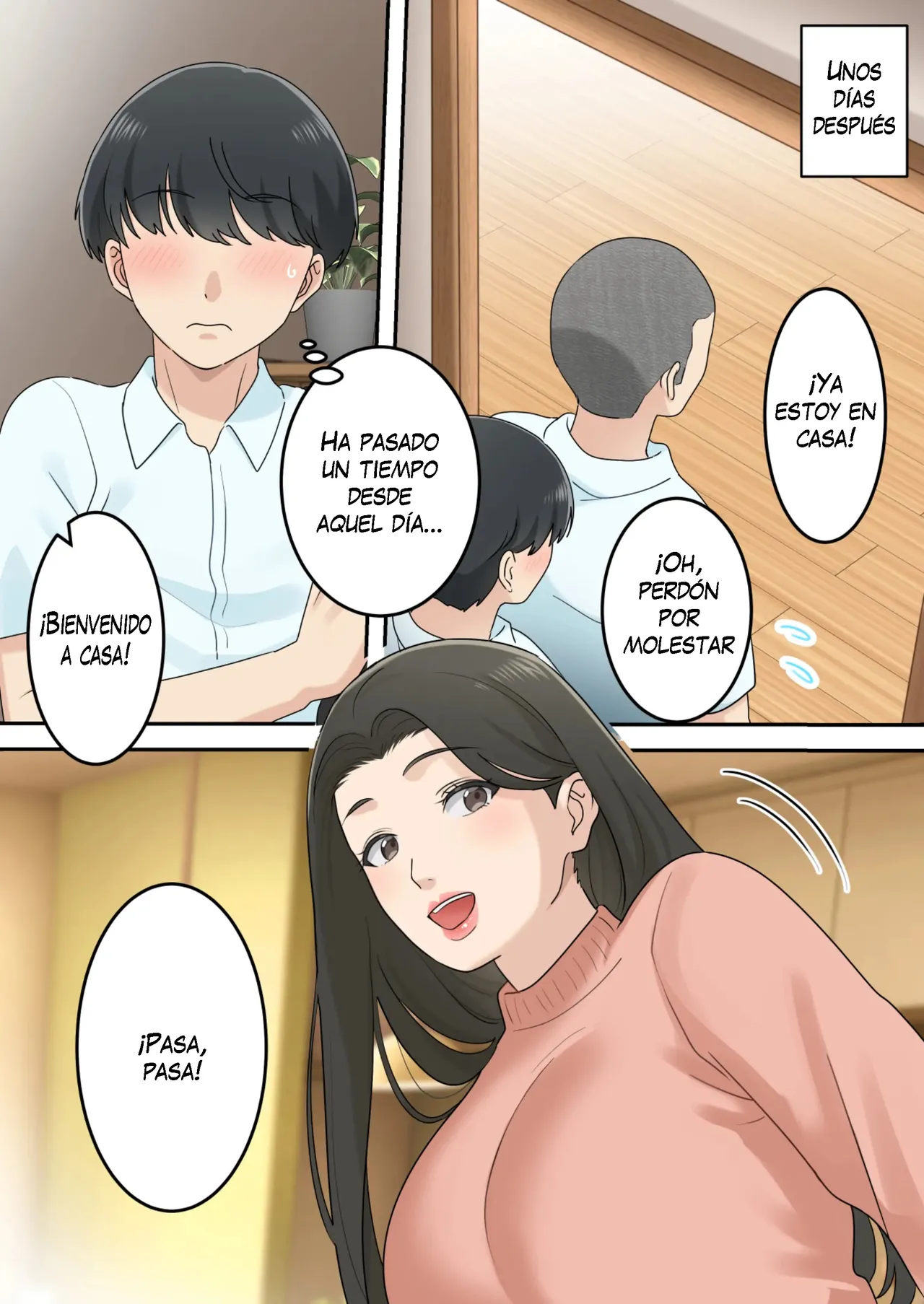 [Yuriko Club] Kawaisugiru Tomodachi no Okaasan to Kossori Tsukiacchatta Hanashi | La Historia de cómo Terminé Saliendo en Secreto con la Hermosa Madre de mi Amigo [Spanish] [K-le Traducciones] 画像番号 22
