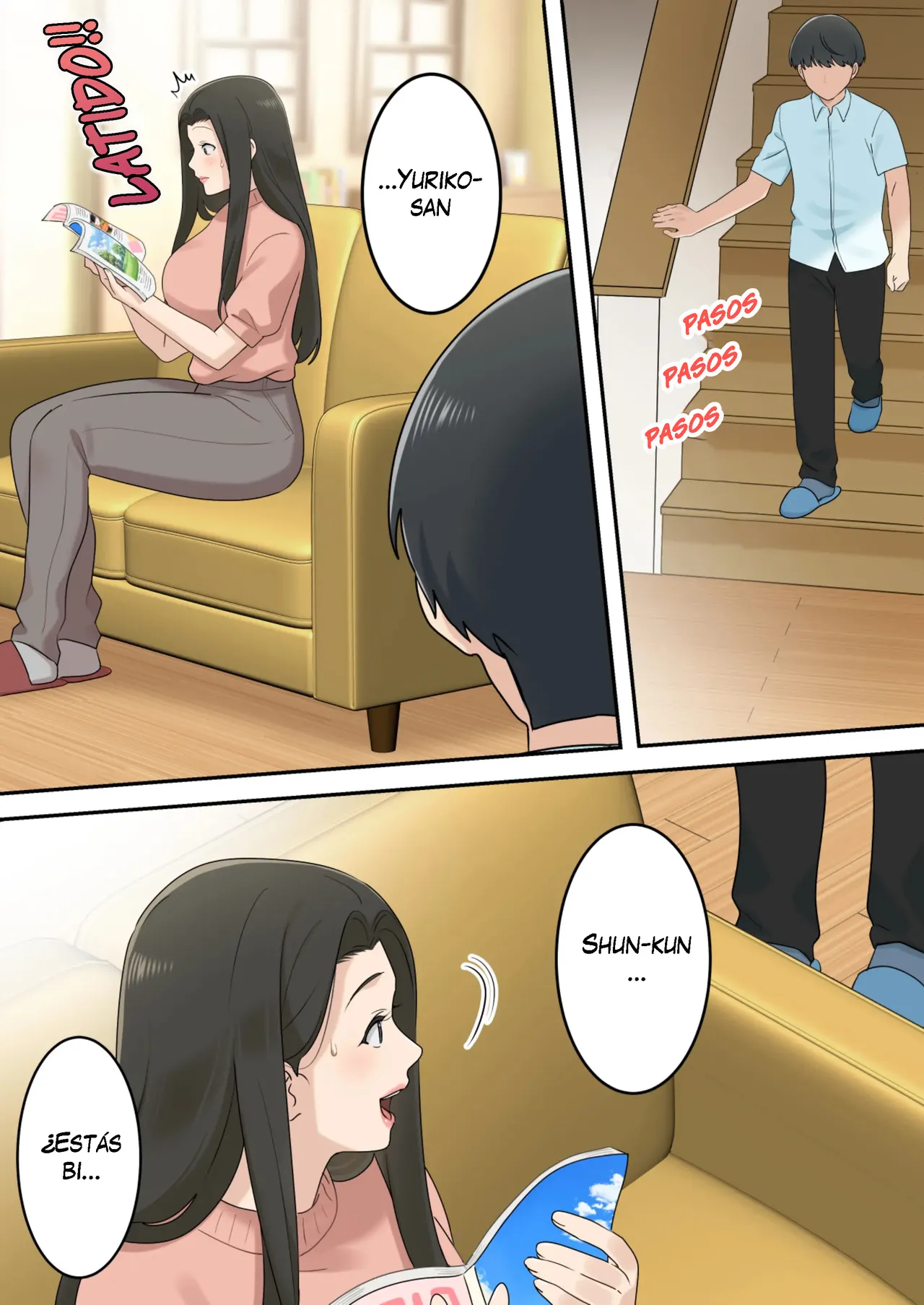 [Yuriko Club] Kawaisugiru Tomodachi no Okaasan to Kossori Tsukiacchatta Hanashi | La Historia de cómo Terminé Saliendo en Secreto con la Hermosa Madre de mi Amigo [Spanish] [K-le Traducciones] 画像番号 27