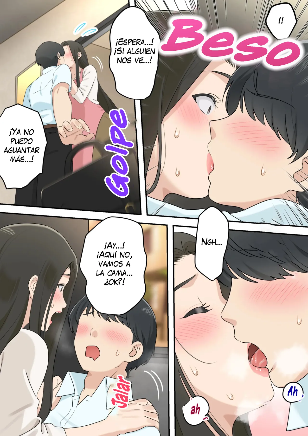 [Yuriko Club] Kawaisugiru Tomodachi no Okaasan to Kossori Tsukiacchatta Hanashi | La Historia de cómo Terminé Saliendo en Secreto con la Hermosa Madre de mi Amigo [Spanish] [K-le Traducciones] 画像番号 55