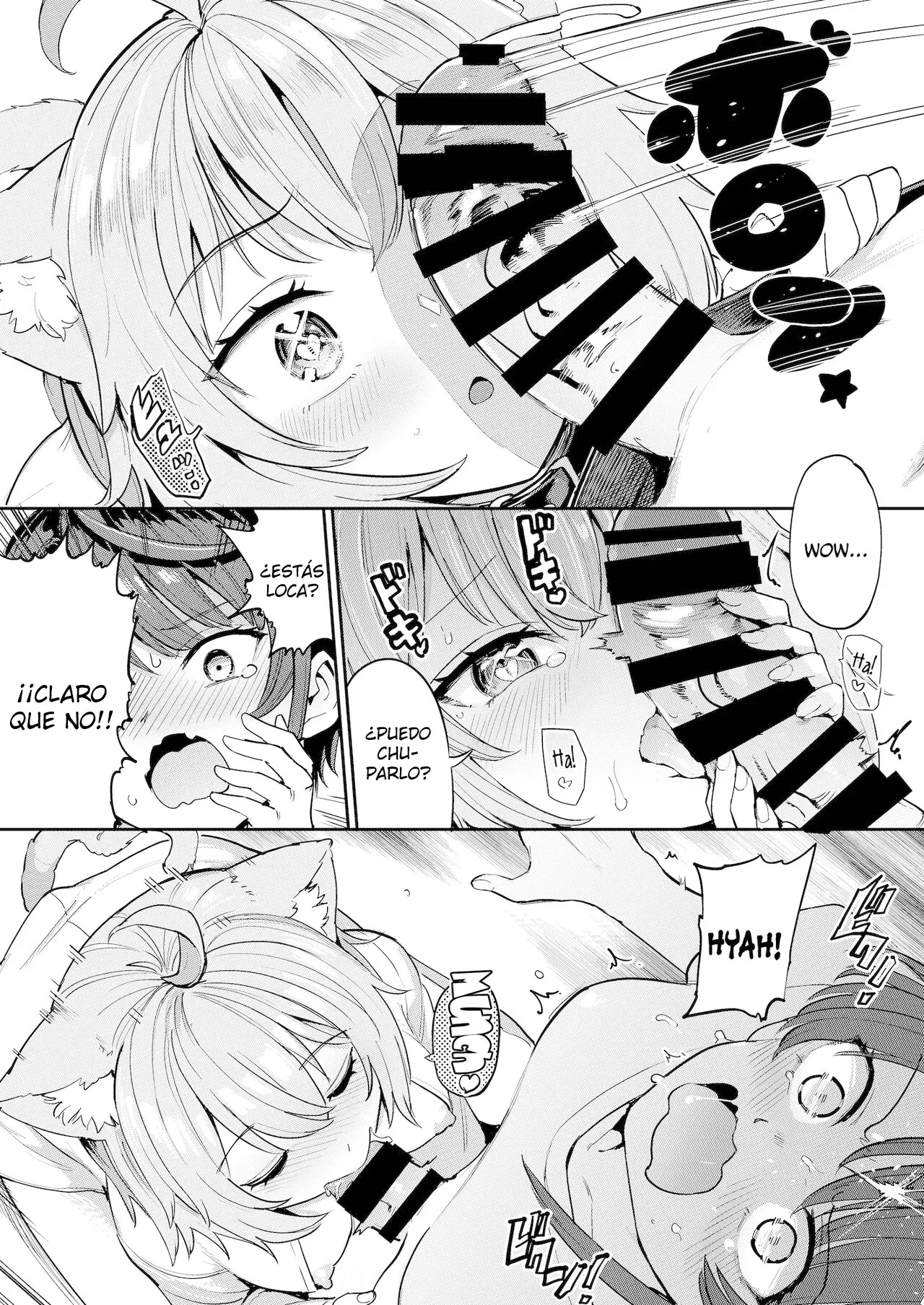 [Yakitate Jamaica A (Aomushi)] Hatsujou Kiken Chitai | Peligrosa Zona de Excitación Sexual (Oozora Subaru, Nekomata Okayu) [Spanish] [Alejo traducciones] [Digital] 图片编号 8