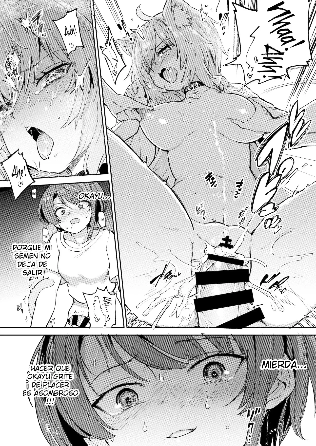 [Yakitate Jamaica A (Aomushi)] Hatsujou Kiken Chitai | Peligrosa Zona de Excitación Sexual (Oozora Subaru, Nekomata Okayu) [Spanish] [Alejo traducciones] [Digital] 图片编号 15