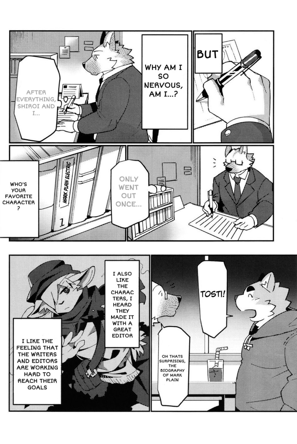 (Kemoket 8) [Dabo (Syukouakanaru)] Shiroi-kun no Shakai Kengaku 2 | Shiroi's Public Investigation 2 [English] image number 13