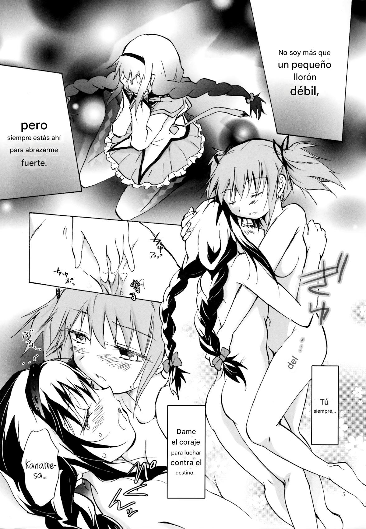 (GirlsLoveFestival 8) [peachpulsar (Mira)] Eien ni Anata o Omou (Puella Magi Madoka Magica) [Spanish] [CristoferDeLosAndes] image number 5