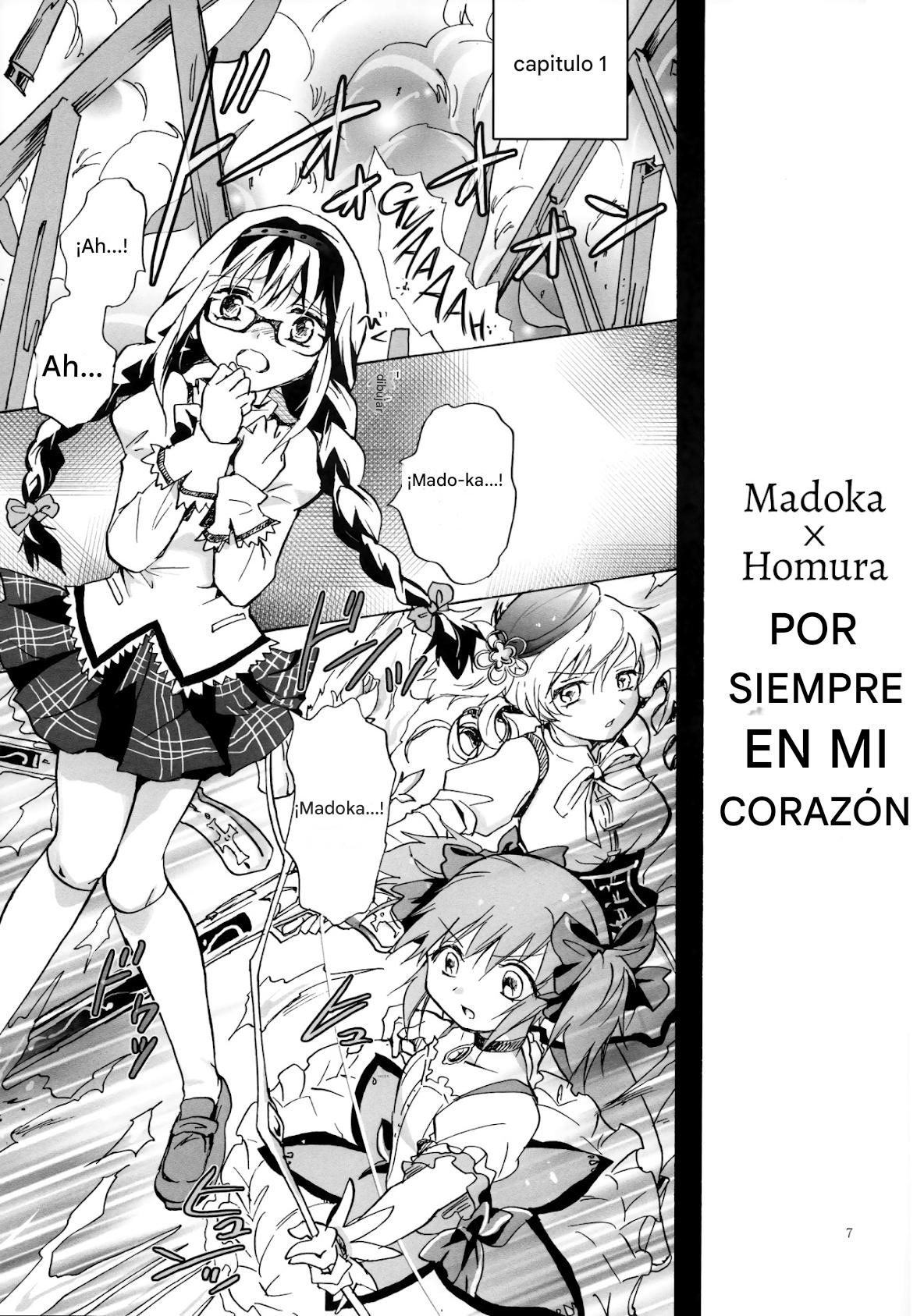 (GirlsLoveFestival 8) [peachpulsar (Mira)] Eien ni Anata o Omou (Puella Magi Madoka Magica) [Spanish] [CristoferDeLosAndes] image number 7