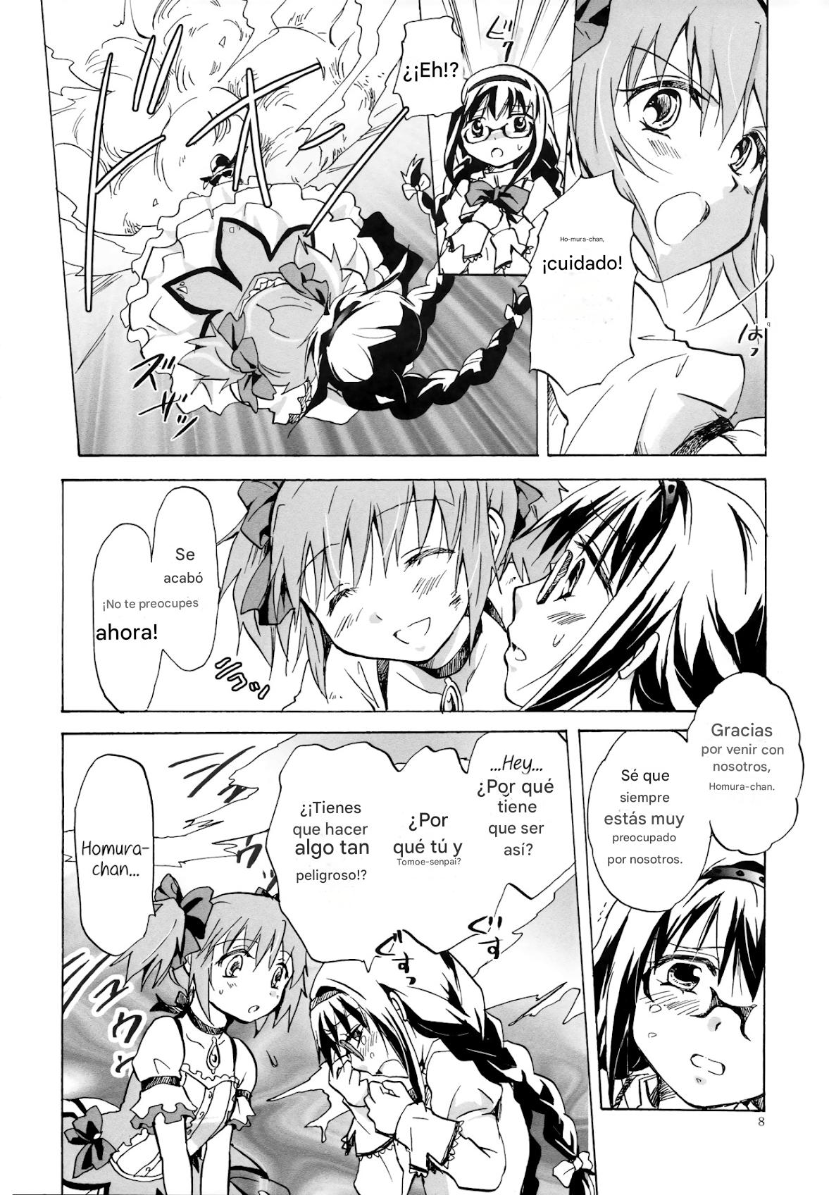 (GirlsLoveFestival 8) [peachpulsar (Mira)] Eien ni Anata o Omou (Puella Magi Madoka Magica) [Spanish] [CristoferDeLosAndes] image number 8