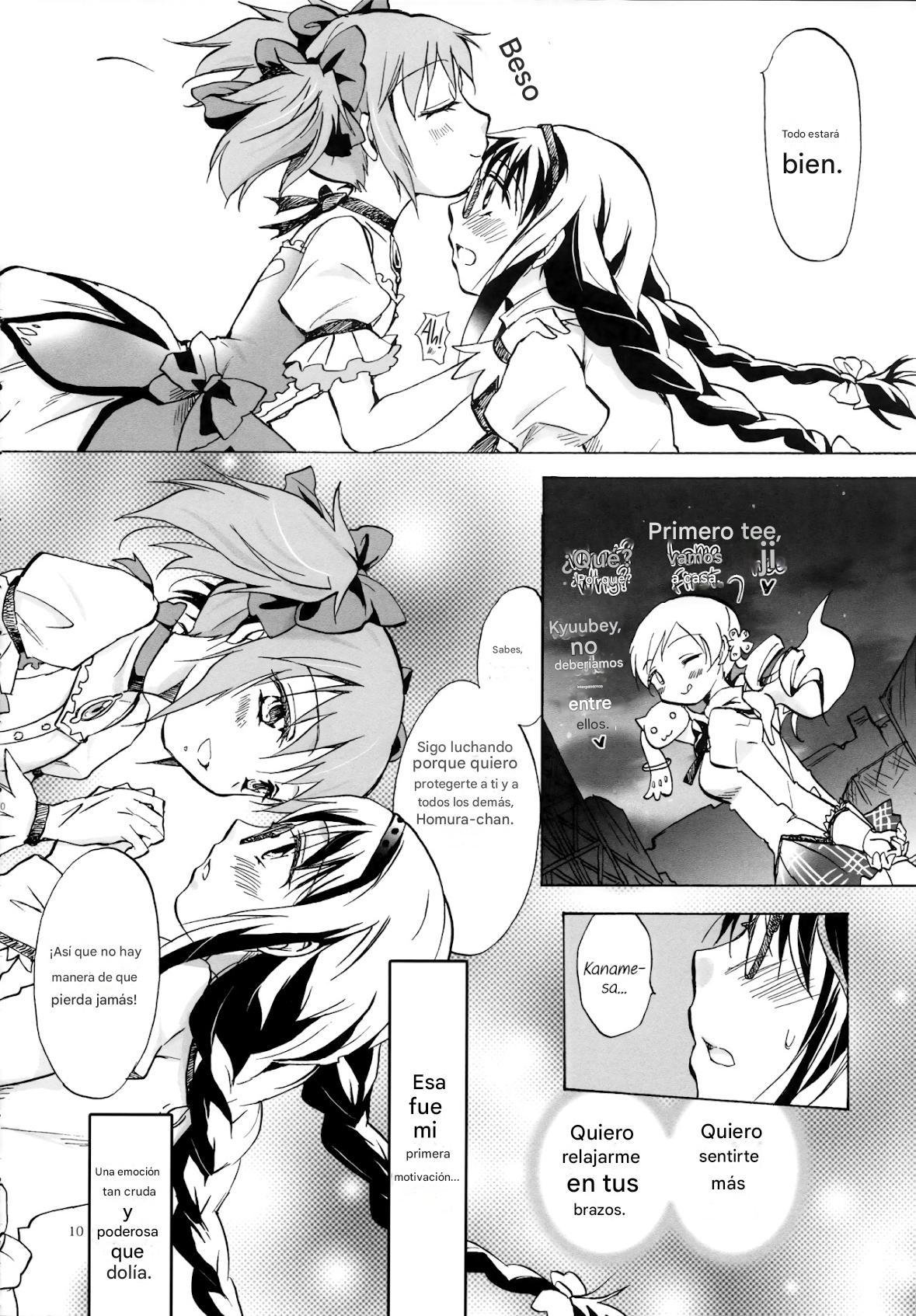(GirlsLoveFestival 8) [peachpulsar (Mira)] Eien ni Anata o Omou (Puella Magi Madoka Magica) [Spanish] [CristoferDeLosAndes] image number 10