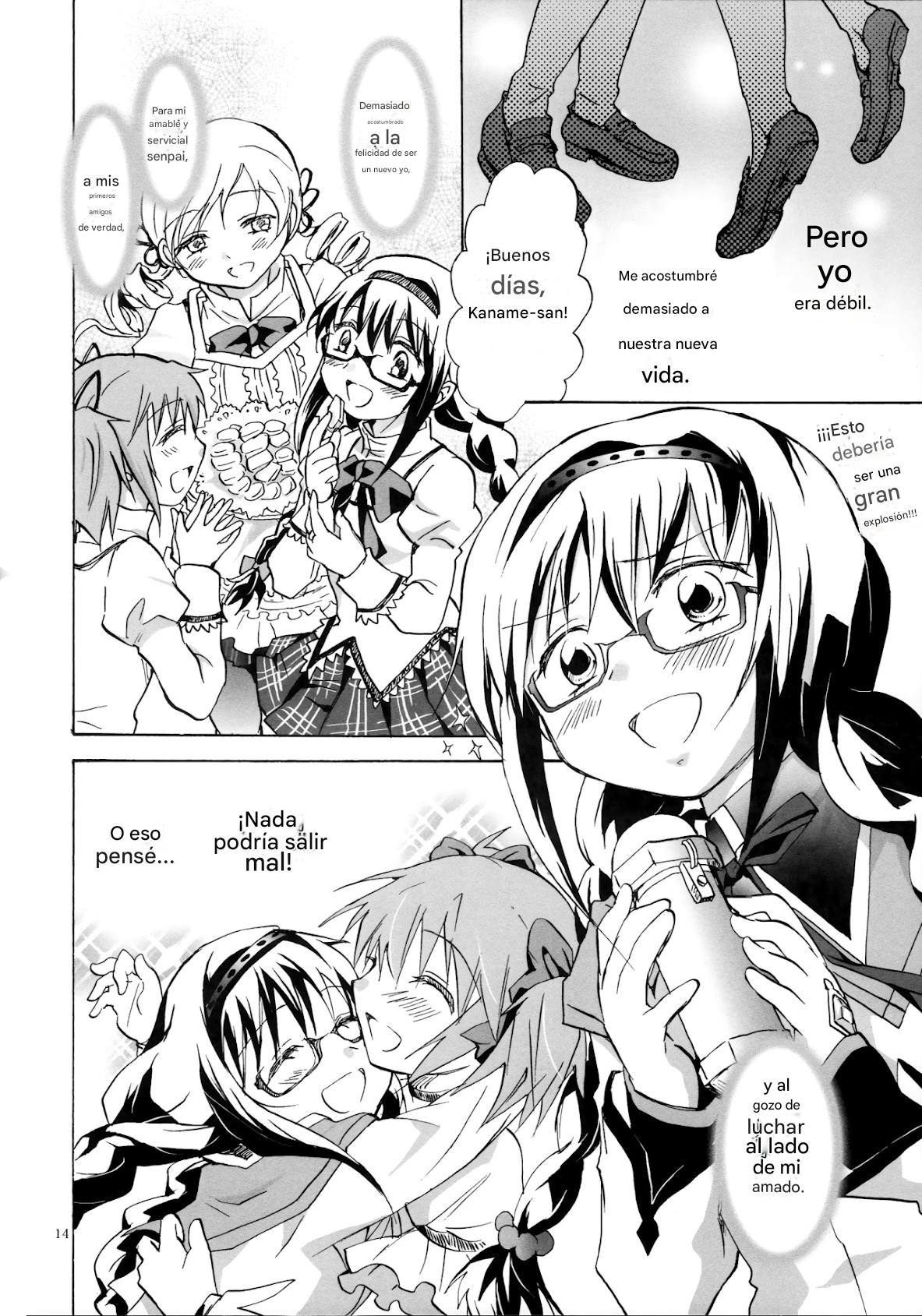 (GirlsLoveFestival 8) [peachpulsar (Mira)] Eien ni Anata o Omou (Puella Magi Madoka Magica) [Spanish] [CristoferDeLosAndes] image number 14