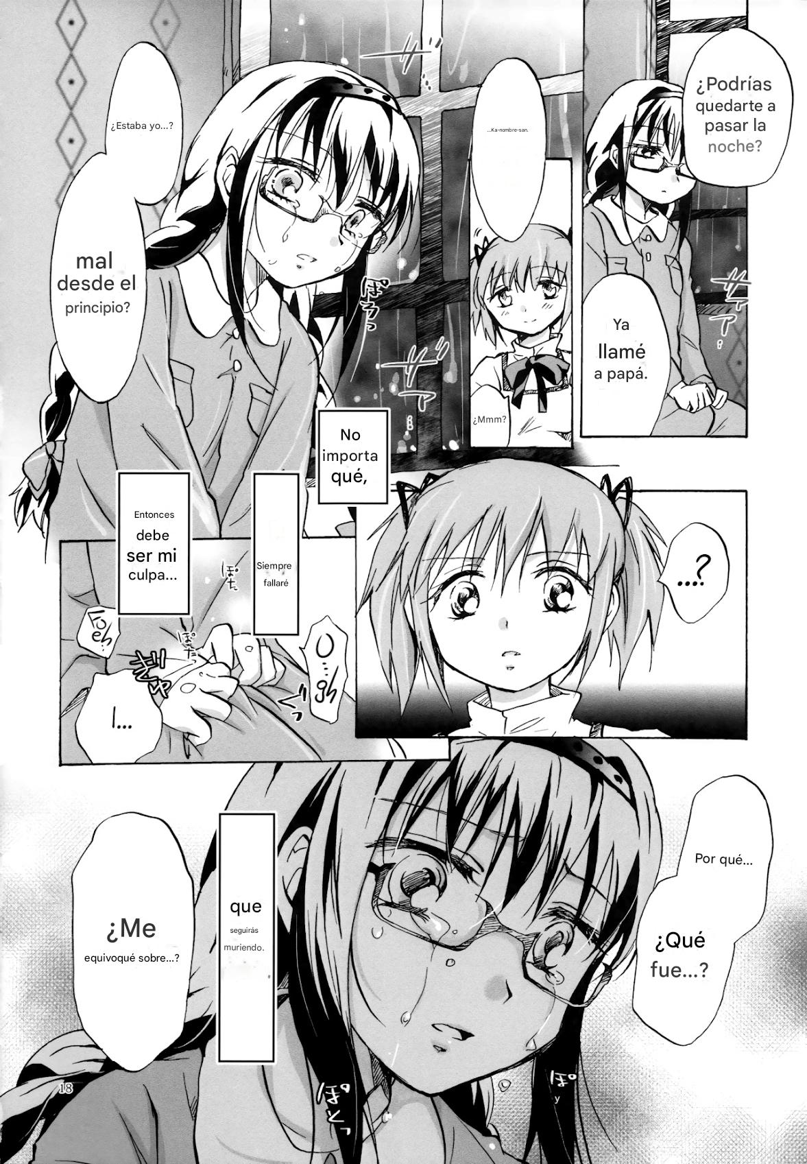 (GirlsLoveFestival 8) [peachpulsar (Mira)] Eien ni Anata o Omou (Puella Magi Madoka Magica) [Spanish] [CristoferDeLosAndes] image number 18