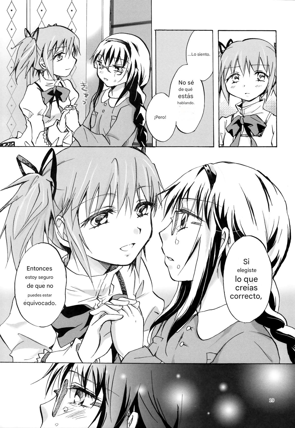 (GirlsLoveFestival 8) [peachpulsar (Mira)] Eien ni Anata o Omou (Puella Magi Madoka Magica) [Spanish] [CristoferDeLosAndes] image number 19