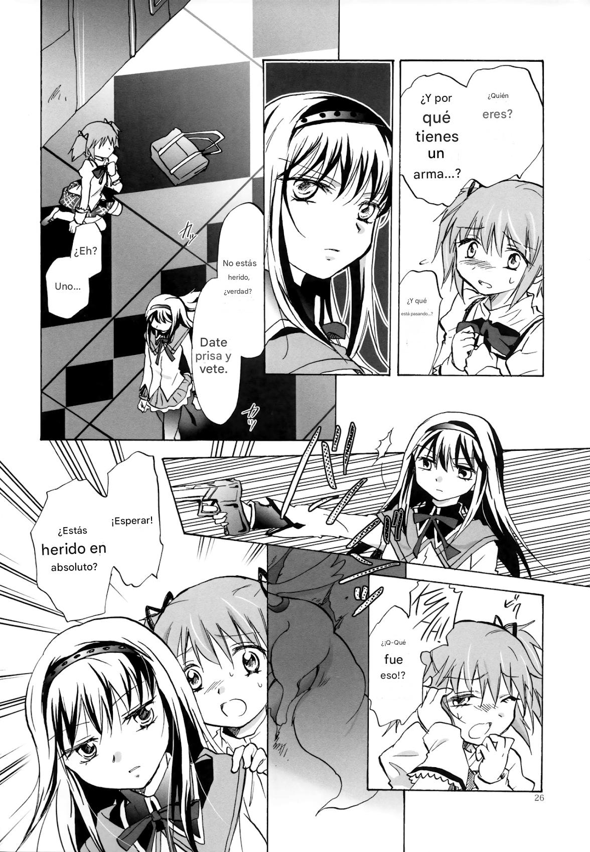 (GirlsLoveFestival 8) [peachpulsar (Mira)] Eien ni Anata o Omou (Puella Magi Madoka Magica) [Spanish] [CristoferDeLosAndes] image number 26