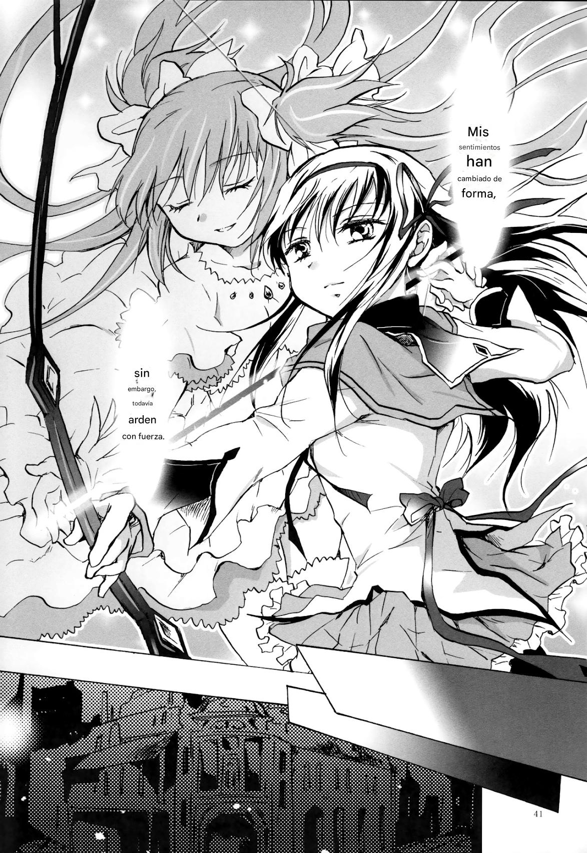 (GirlsLoveFestival 8) [peachpulsar (Mira)] Eien ni Anata o Omou (Puella Magi Madoka Magica) [Spanish] [CristoferDeLosAndes] image number 41