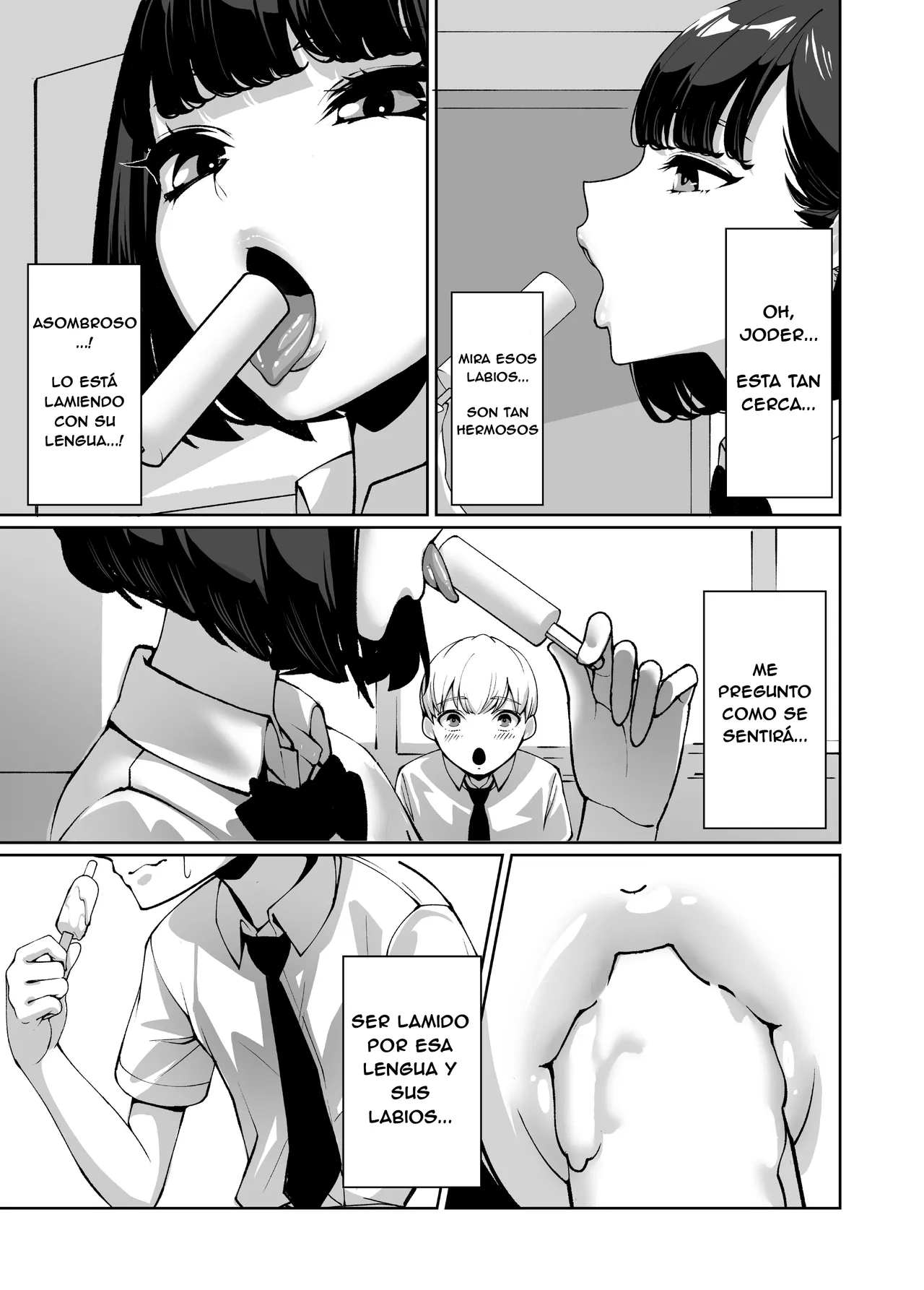 [Suzu no Ne (Suzuko)] Suki na Anoko ni Nametsukusareru [Spanish] image number 8