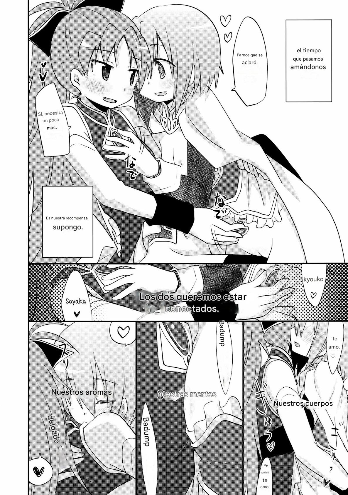 (C84) [Energia (Pikachi)] Atashitachi no Jigo Senkyou | A Strategic Report of Our Pillow Talk (Puella Magi Madoka Magica) [SPANISH](traductor:CristoferDeLosAndes) image number 6