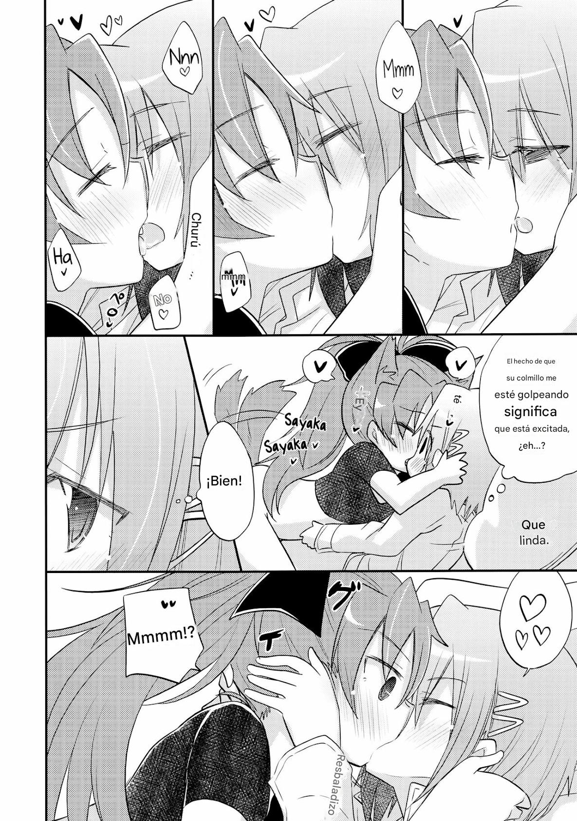 (C84) [Energia (Pikachi)] Atashitachi no Jigo Senkyou | A Strategic Report of Our Pillow Talk (Puella Magi Madoka Magica) [SPANISH](traductor:CristoferDeLosAndes) image number 18