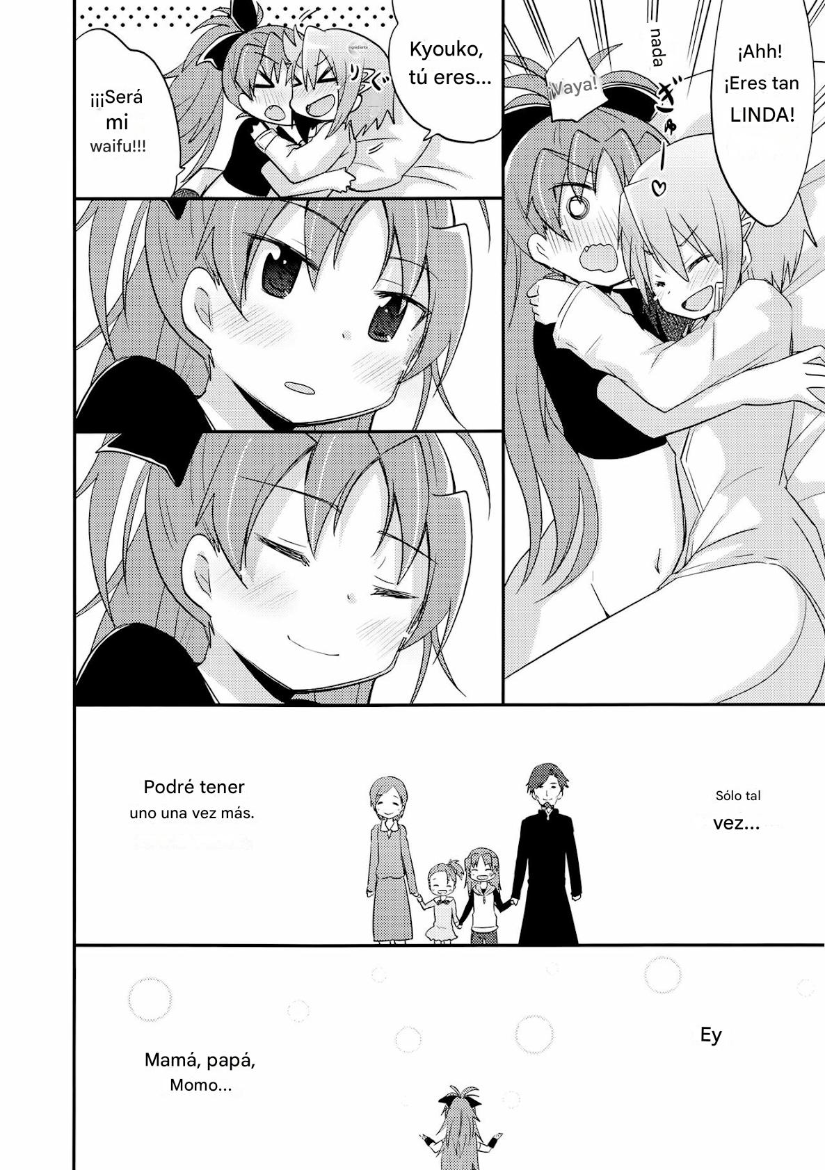 (C84) [Energia (Pikachi)] Atashitachi no Jigo Senkyou | A Strategic Report of Our Pillow Talk (Puella Magi Madoka Magica) [SPANISH](traductor:CristoferDeLosAndes) image number 20