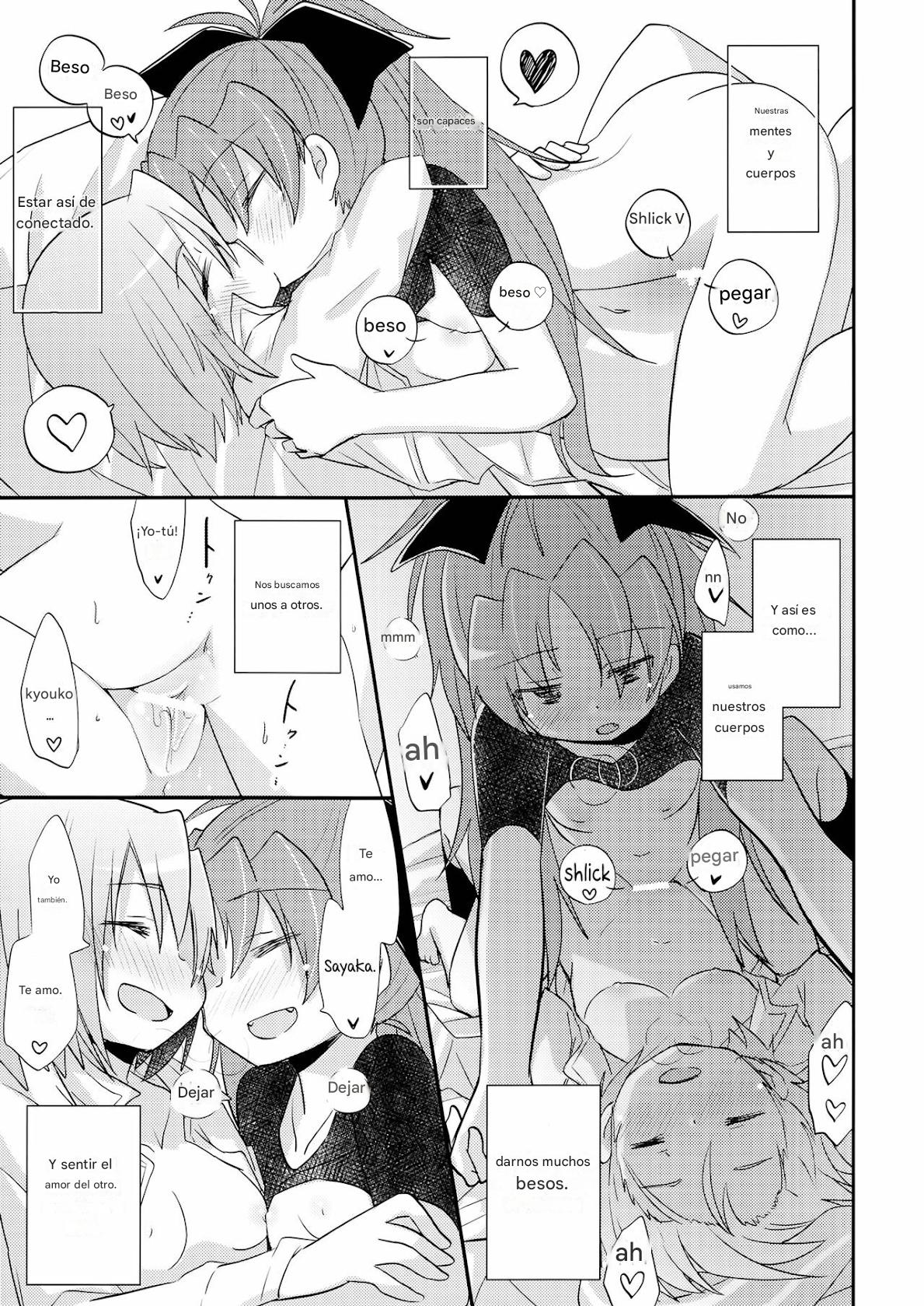 (C84) [Energia (Pikachi)] Atashitachi no Jigo Senkyou | A Strategic Report of Our Pillow Talk (Puella Magi Madoka Magica) [SPANISH](traductor:CristoferDeLosAndes) image number 27