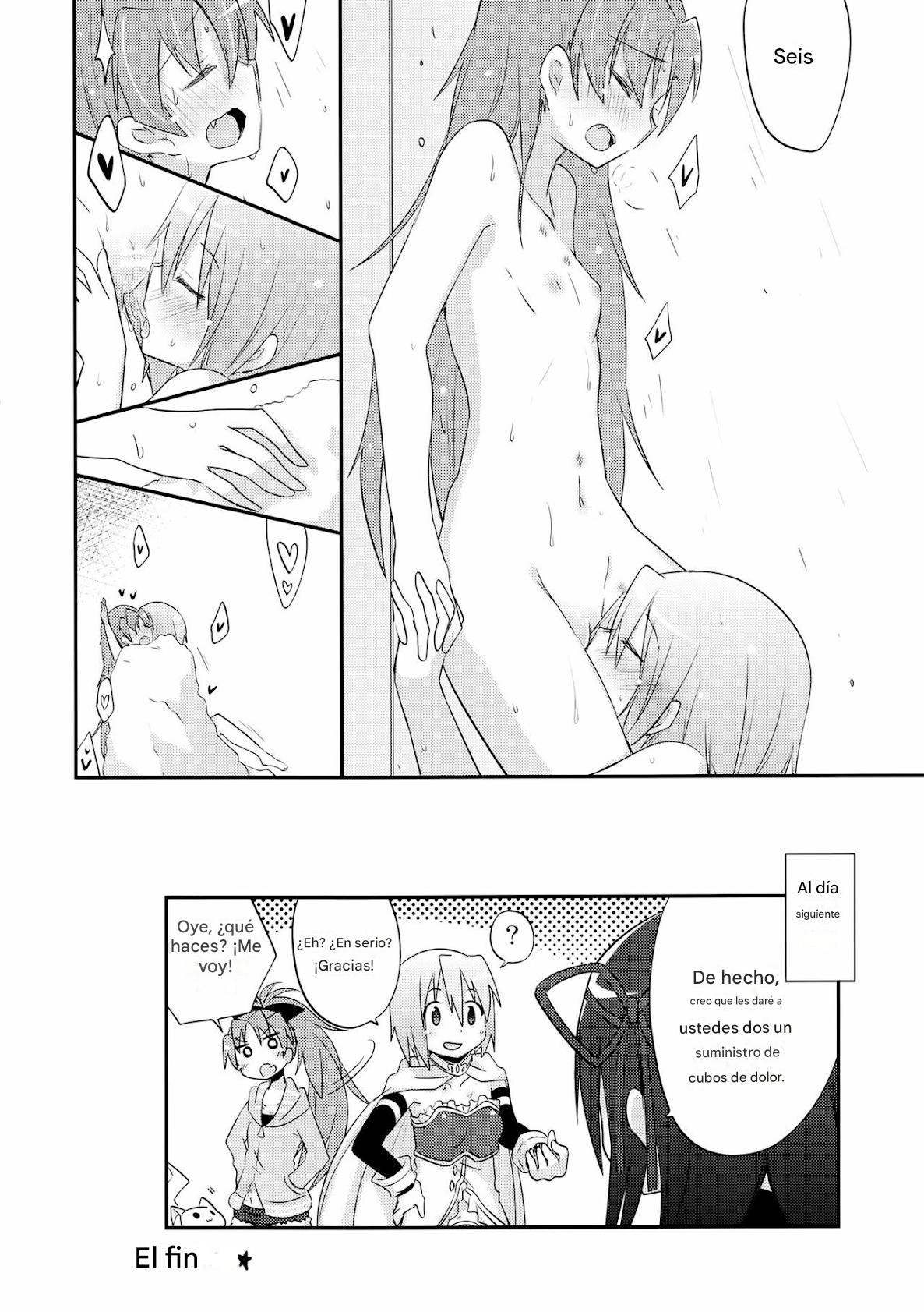 (C84) [Energia (Pikachi)] Atashitachi no Jigo Senkyou | A Strategic Report of Our Pillow Talk (Puella Magi Madoka Magica) [SPANISH](traductor:CristoferDeLosAndes) image number 34
