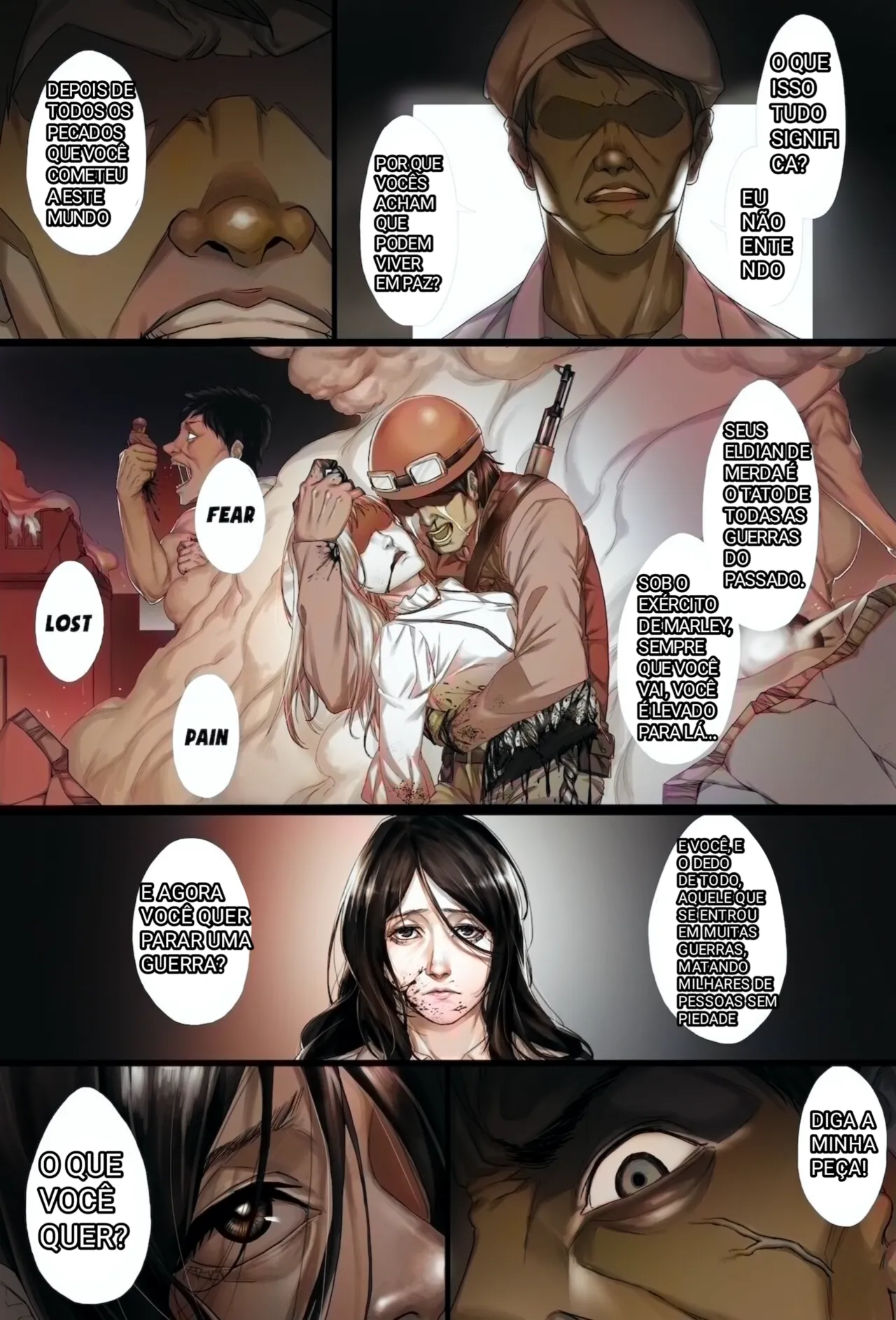 [Sharai] My War (Attack on Titan) (Colored) [OKONO99] изображение № 8