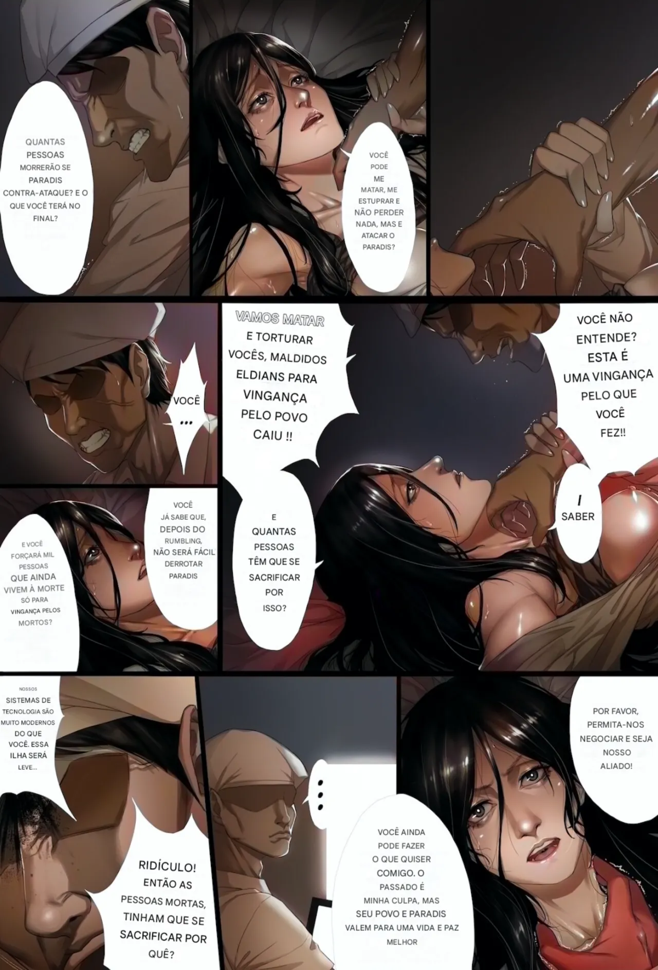 [Sharai] My War (Attack on Titan) (Colored) [OKONO99] изображение № 13