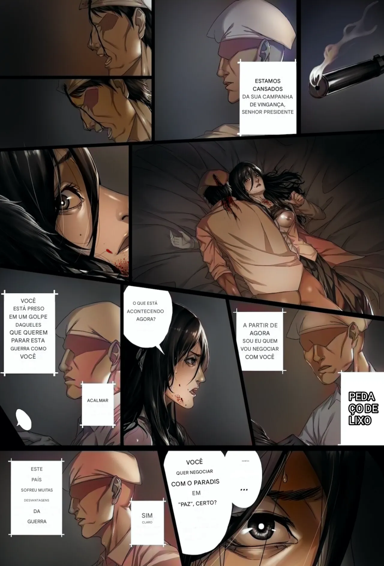 [Sharai] My War (Attack on Titan) (Colored) [OKONO99] изображение № 14