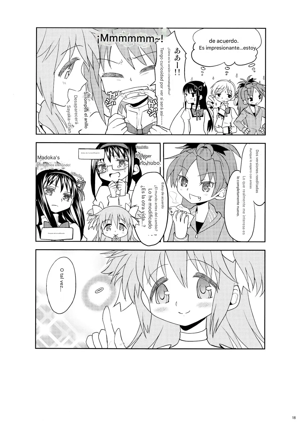 (Mou Nanimo Kowakunai 13) [Nedaore (Ayane)] Matometa no. (Puella Magi Madoka Mágica)(spanish)(traduccion:CristoferDeLosAndes) 图片编号 21