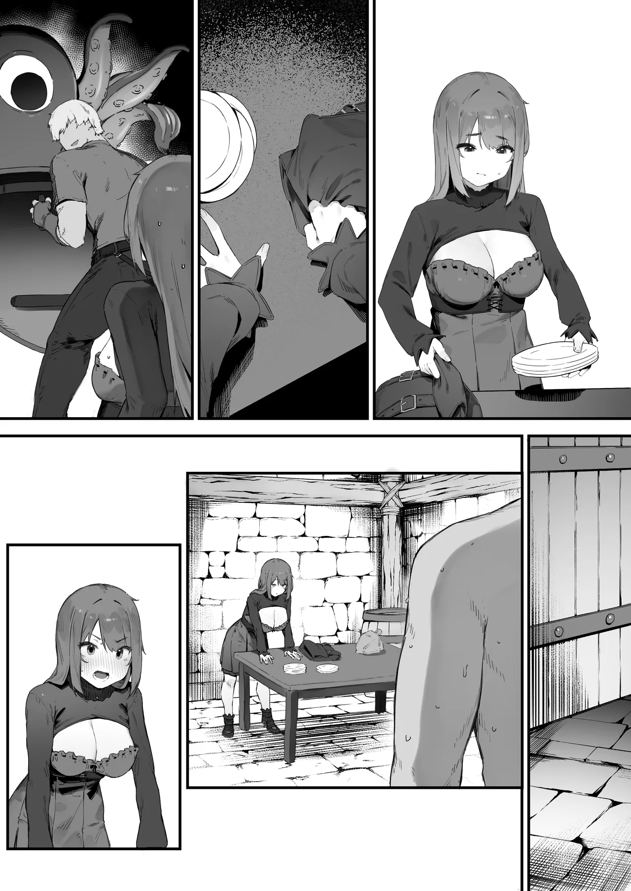 [Nigiri Usagi] Noroi no Sei de MP ga Tarimasen!! 1-9 [Textless] image number 13