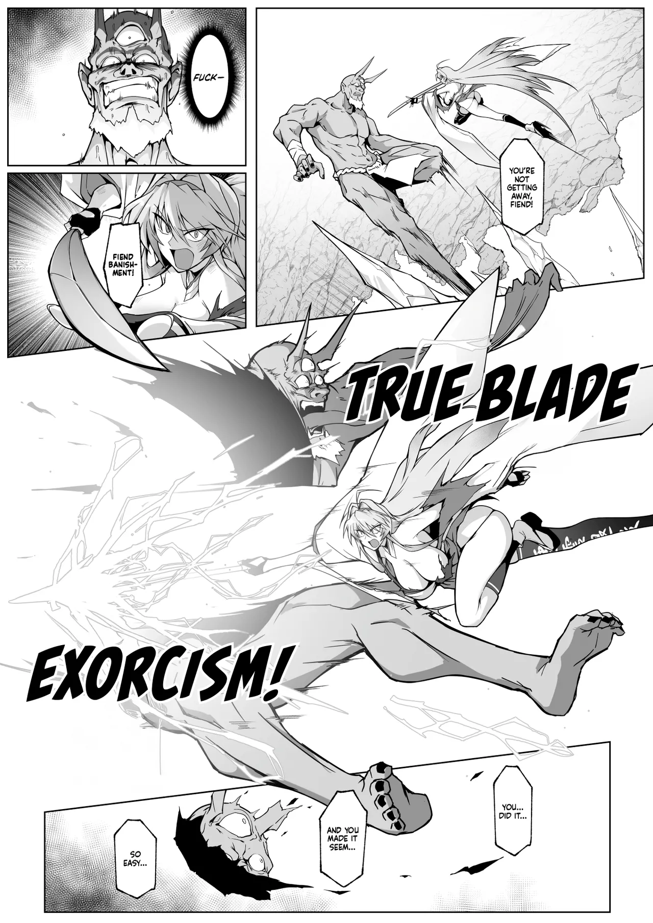 [Hokkebain! (Halcon)] Hama no Miko Ingoku ni Otsu | Exorcist Maidens: The Fall to Lustful Hell [English] [Shiromaru] [Digital] image number 25