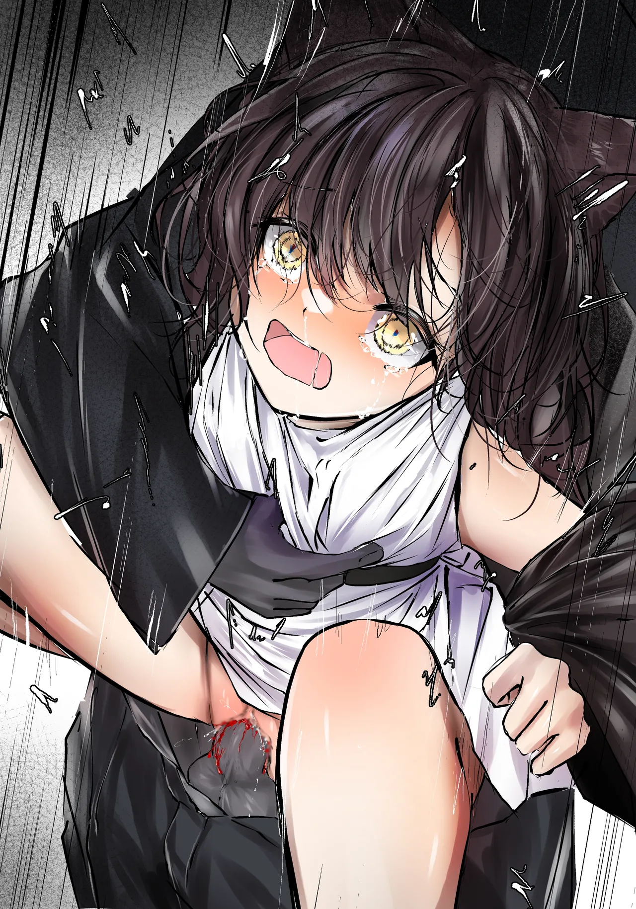 一匹狼になった野生児がをっかされる話 图片编号 2