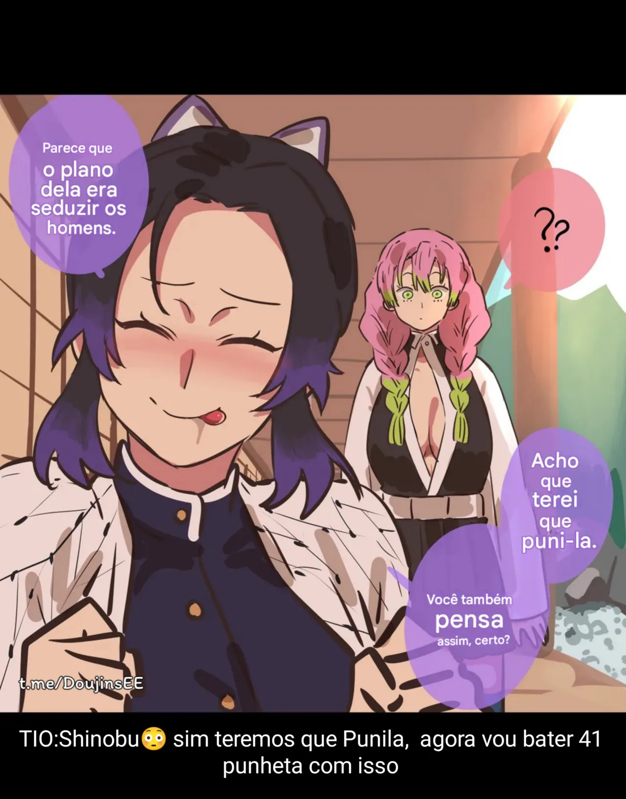 (Ooyun) Shinobu Kochō A Pervertida Escondida Da Zorra Parte 1&2 Completo numero di immagine  2