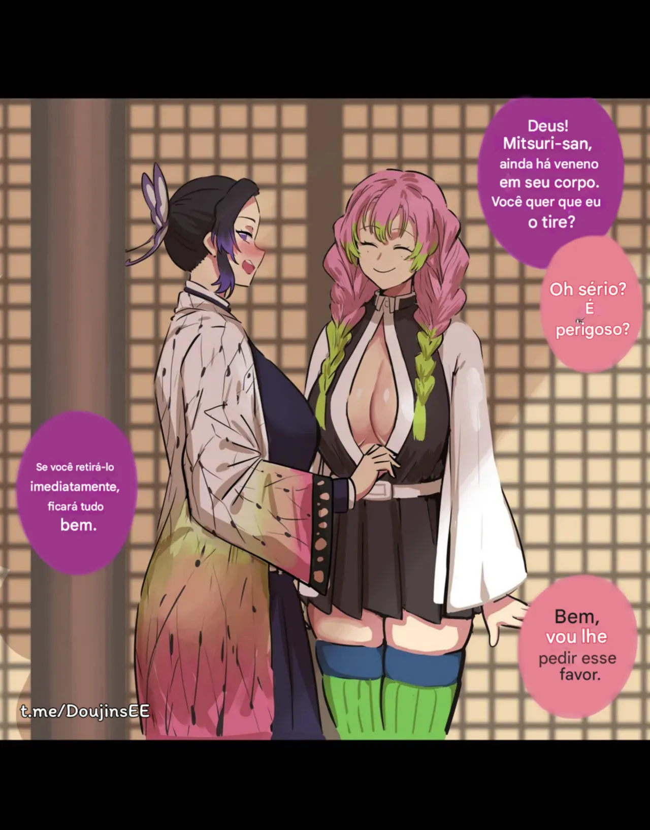 (Ooyun) Shinobu Kochō A Pervertida Escondida Da Zorra Parte 1&2 Completo numero di immagine  4