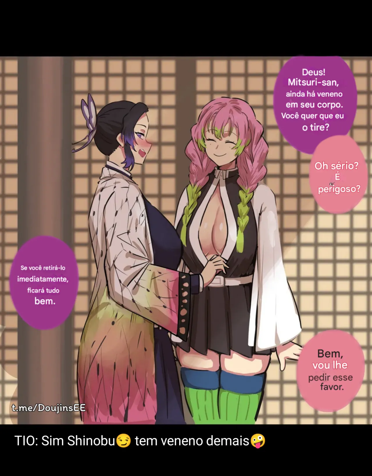 (Ooyun) Shinobu Kochō A Pervertida Escondida Da Zorra Parte 1&2 Completo numero di immagine  5