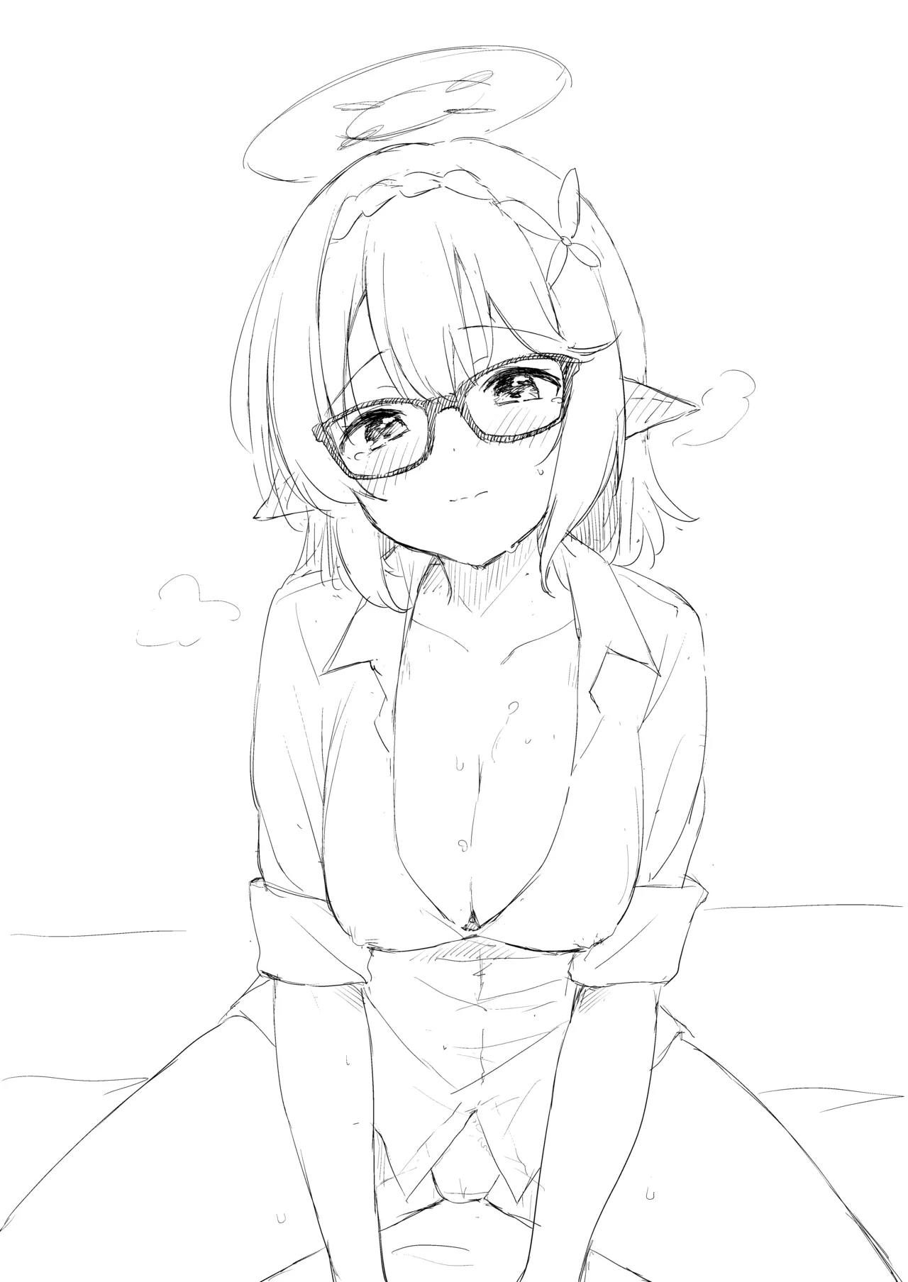 [DROP DEAD!! (Minase Syu)] Nonomi, Ochitsuite. - My feelings grow... | 野宫，你冷静一点。 (Blue Archive) [Chinese] [欶澜汉化组] [Digital] 이미지 번호 32