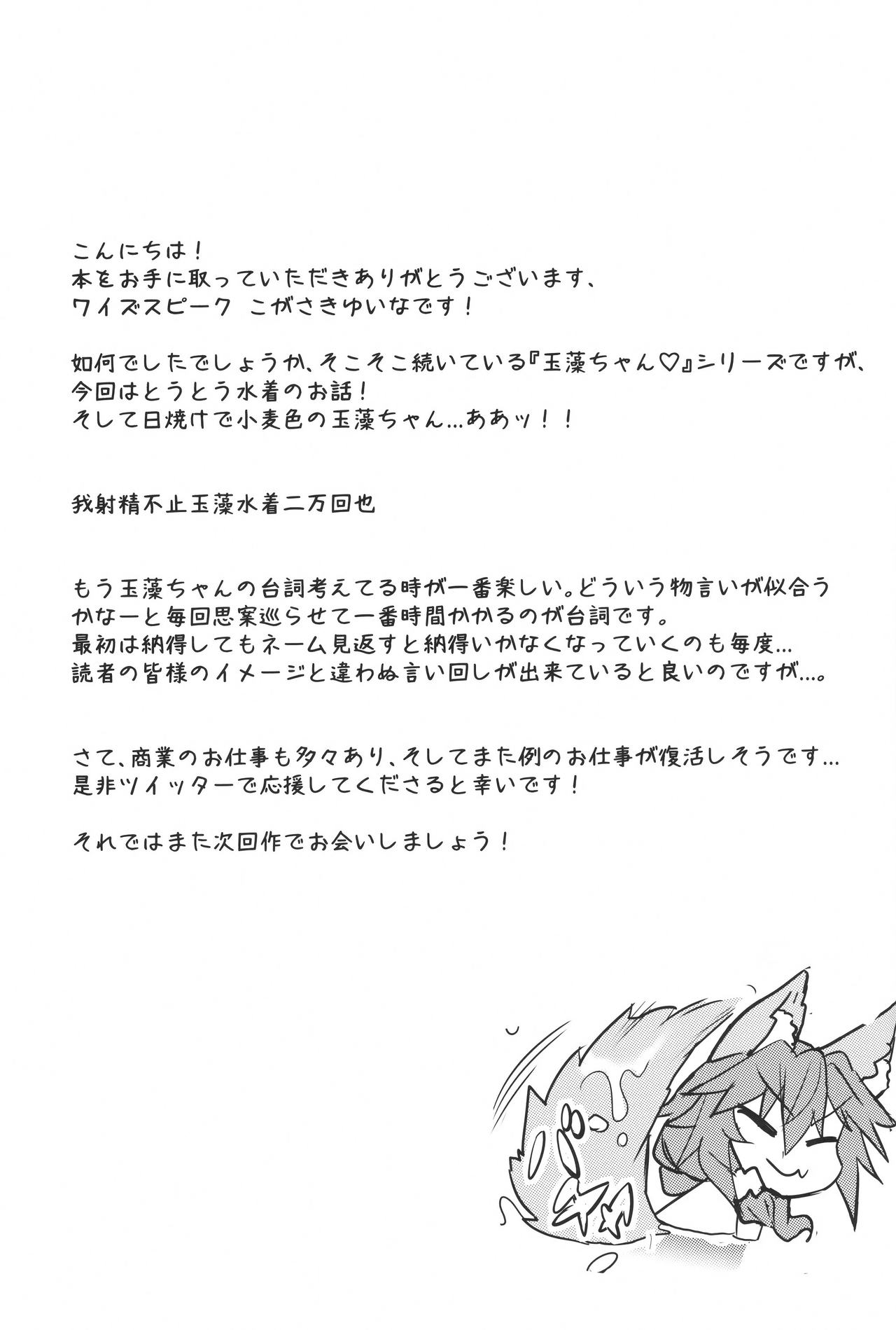 (C96) [Yamitsuki Honpo (Wise Speak)] Taiyou! Sunahama! Nagisa no Tamamo-chan (Fate/Extra) [Korean] 图片编号 28