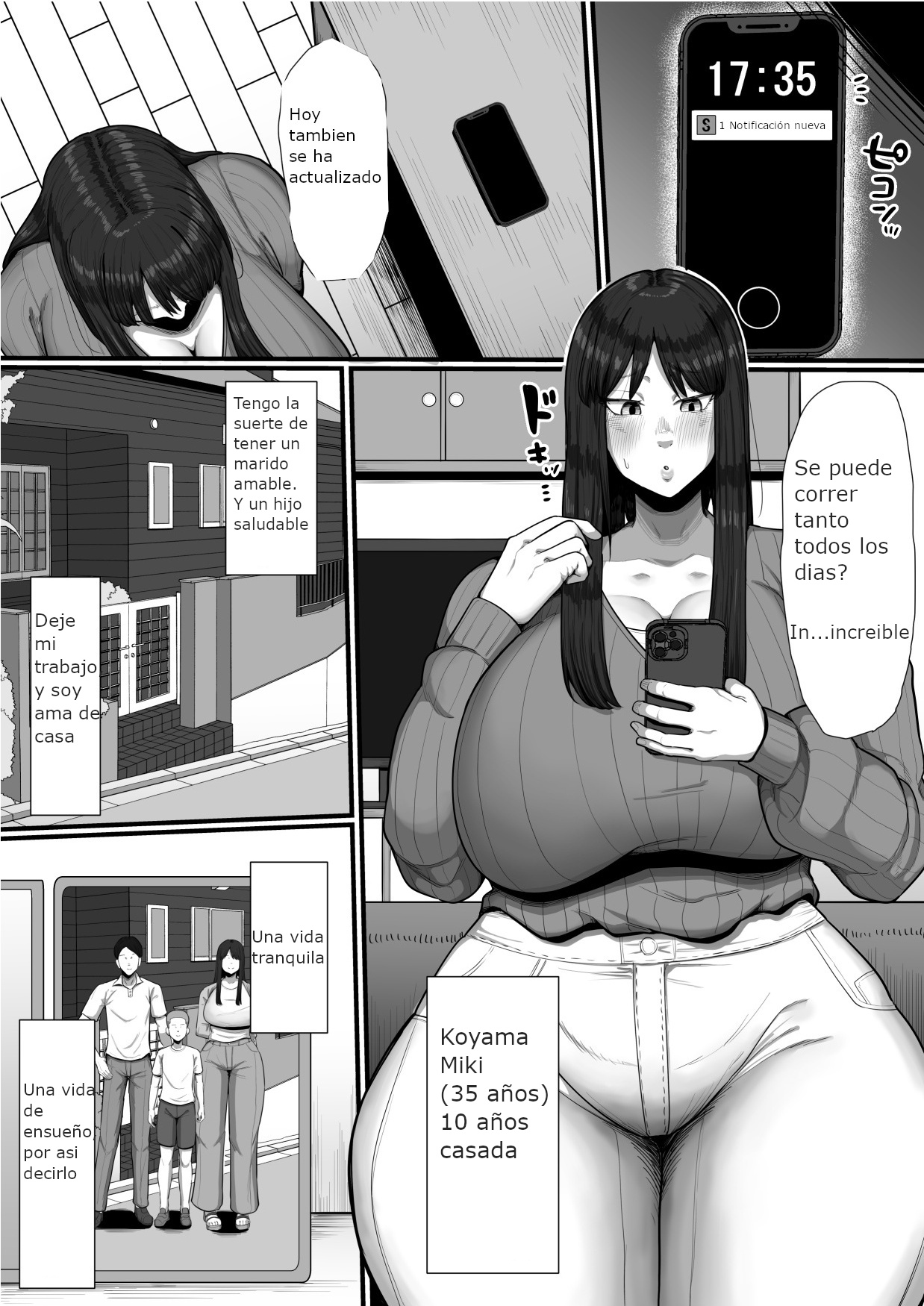 [Ebi no Implant (Shrimp Cake)] 35-sai Otameshi Uwaki Futanari Kyokon de Acme Rikon Suru made no Kiroku [Spanish] 图片编号 3