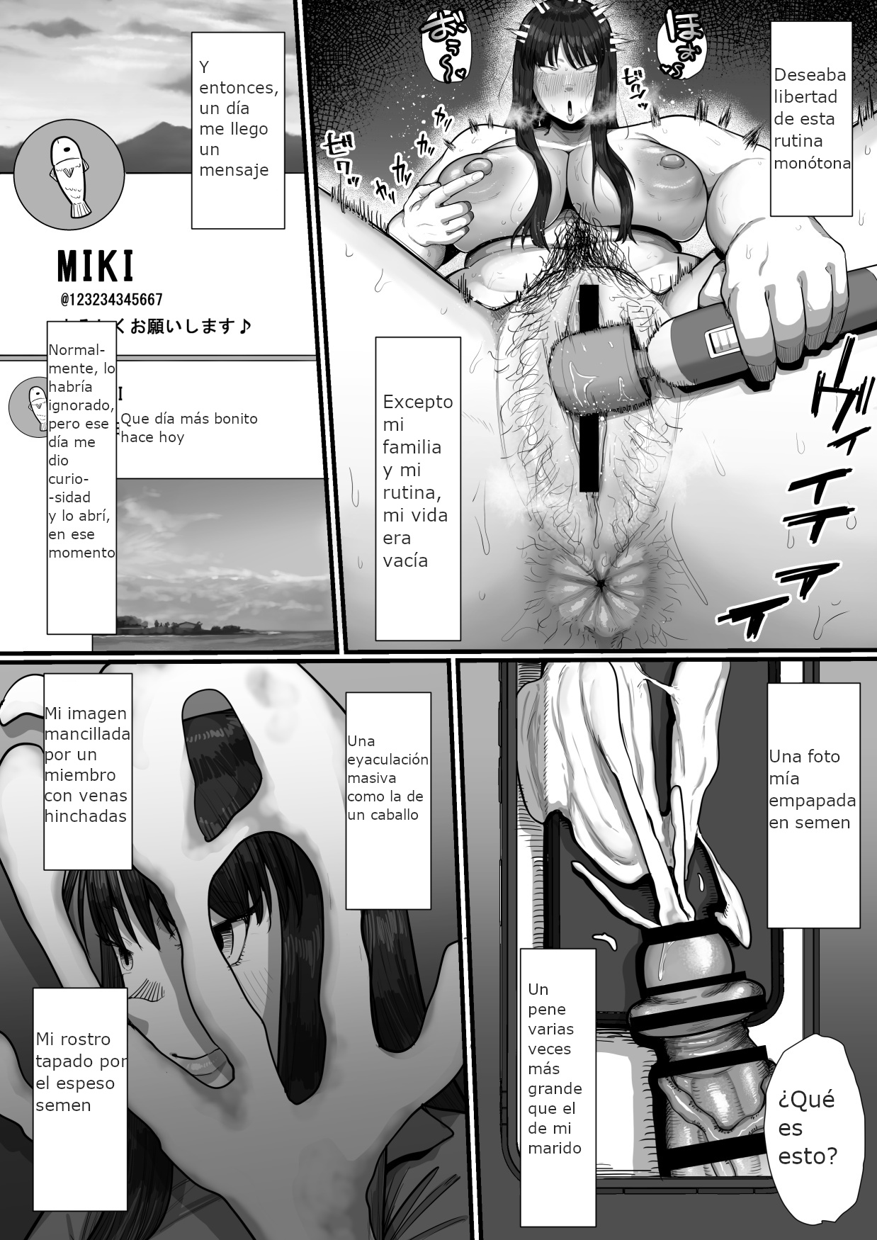 [Ebi no Implant (Shrimp Cake)] 35-sai Otameshi Uwaki Futanari Kyokon de Acme Rikon Suru made no Kiroku [Spanish] 图片编号 5