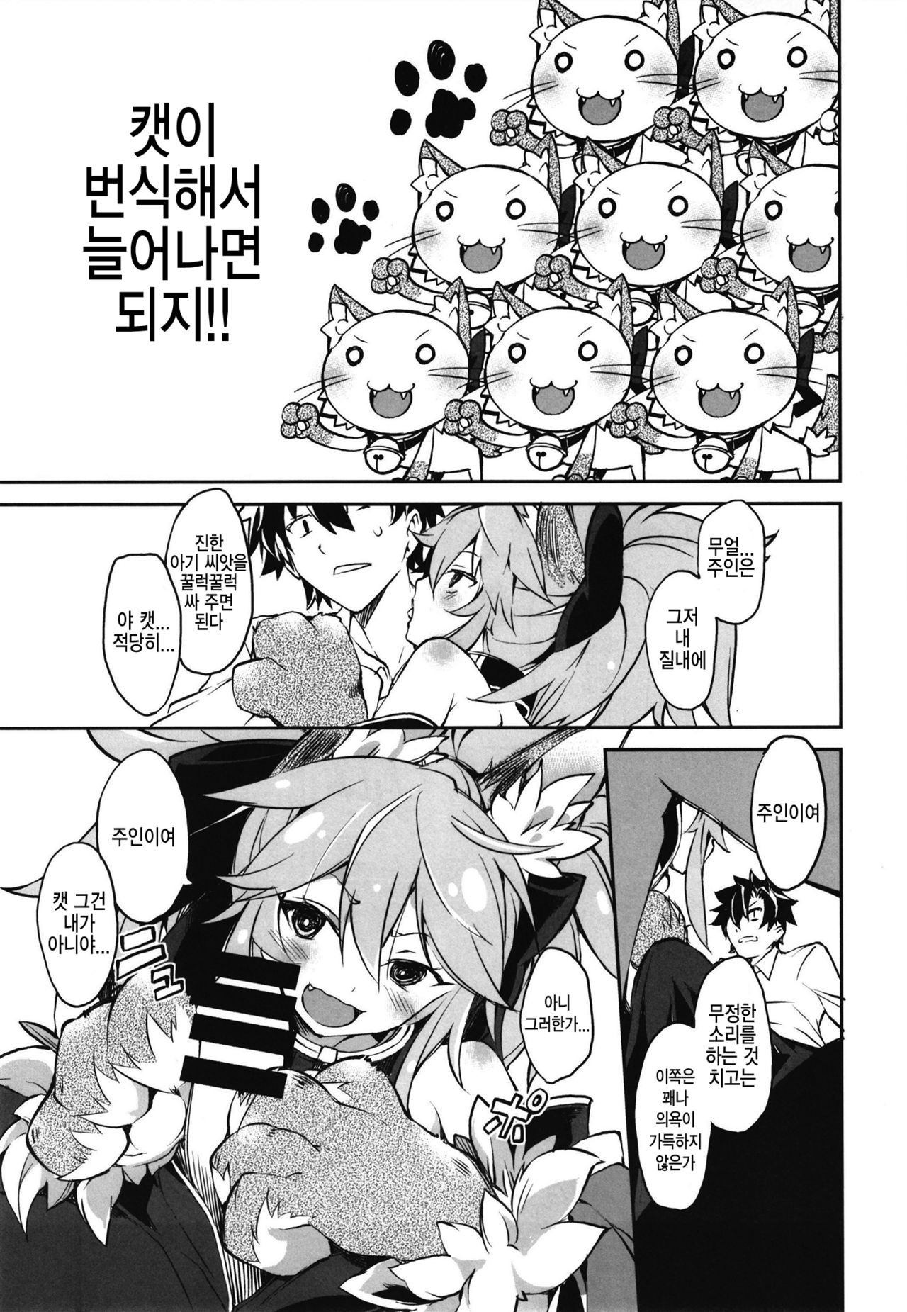 [Tomato Kanzume (Tomatomato)] Cat-chan Kozukuri Daisakusen | 캣쨩 임신대작전 (Fate/Grand Order) [Korean] [팀 리틀보이] [Digital] 图片编号 8
