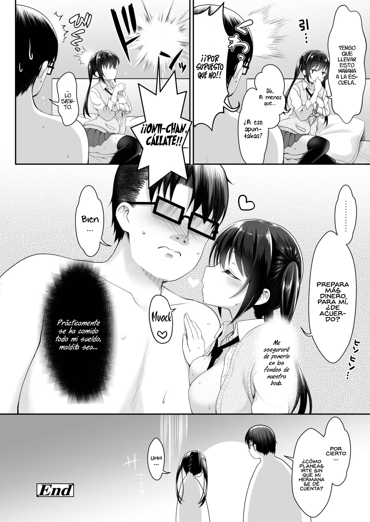 [Maririn] Jitsu wa Ore, Imouto no Tomodachi ni Okane Watashiteru | En realidad, le doy dinero a la amiga de mi hermana (COMIC AOHA 2019 Fuyu) [Spanish] [Rakuen Translations] [Digital] 이미지 번호 24