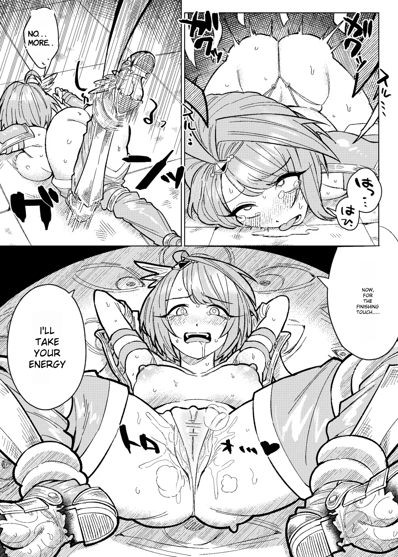[Muriyari Egao (sasa)] Big Breasted Female Warrior's Thorough Tickling Hell image number 16