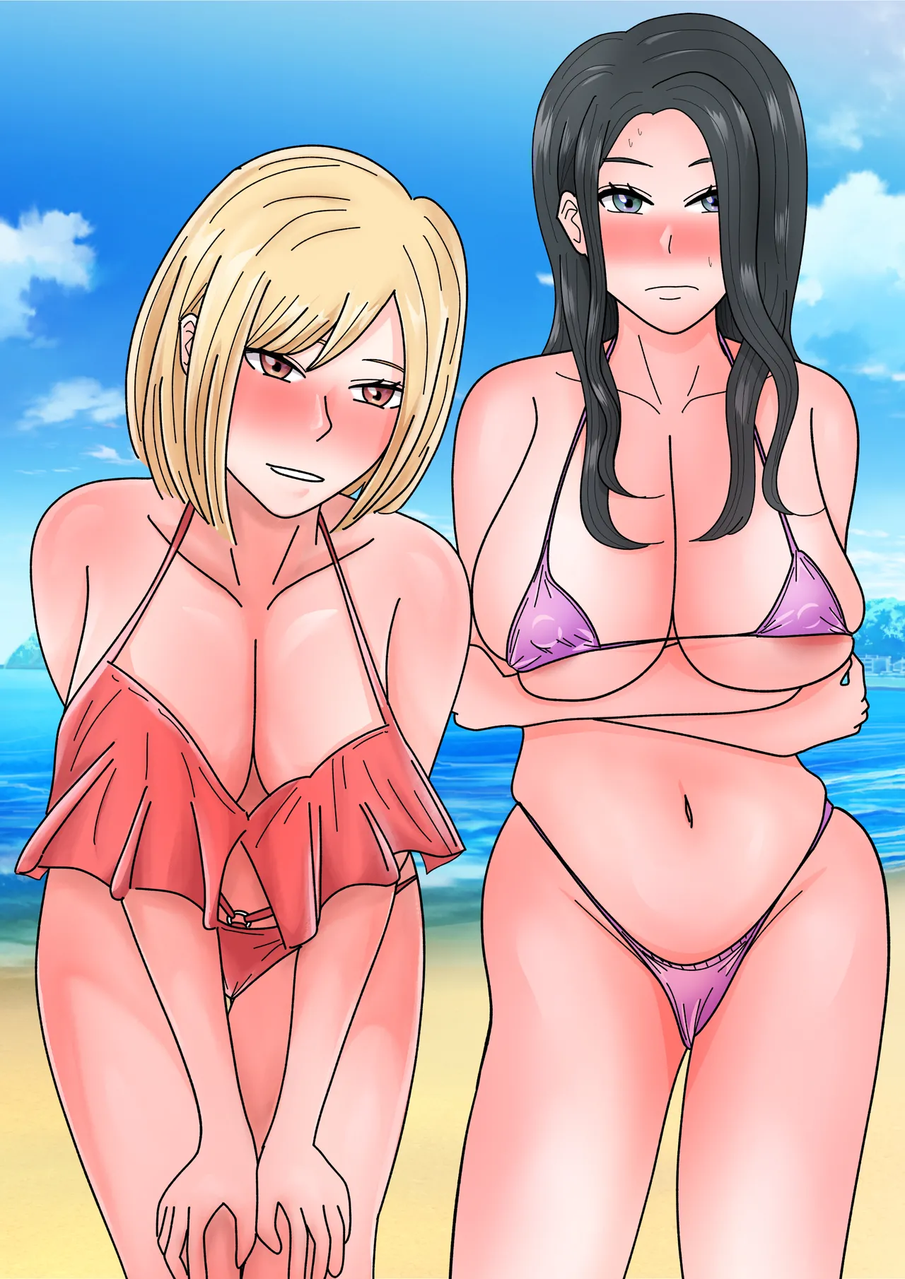 [Tiga.] Umi de Chara Otoko ni Dakareta Hitozuma-tachi 图片编号 49