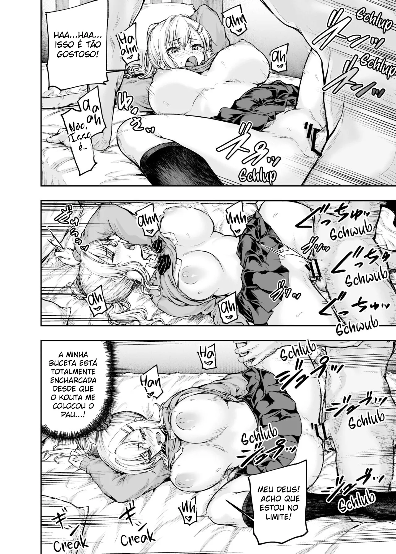 [Sazareito (Ohnaka Ito)] Mama ga Muchuu na Musume no Kareshi 1 - Kono Chinpo wa Kyouikujou Yoroshikunai node Mama ga Shori Shimasu. [Portuguese-BR] [mundohentaioficial.com] [Digital] 图片编号 9