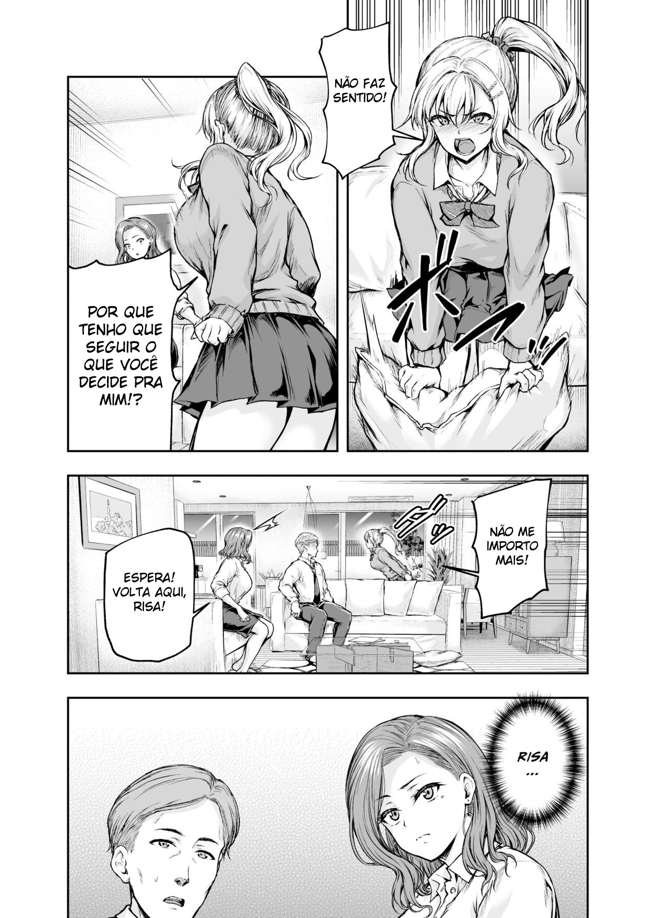 [Sazareito (Ohnaka Ito)] Mama ga Muchuu na Musume no Kareshi 1 - Kono Chinpo wa Kyouikujou Yoroshikunai node Mama ga Shori Shimasu. [Portuguese-BR] [mundohentaioficial.com] [Digital] 图片编号 19