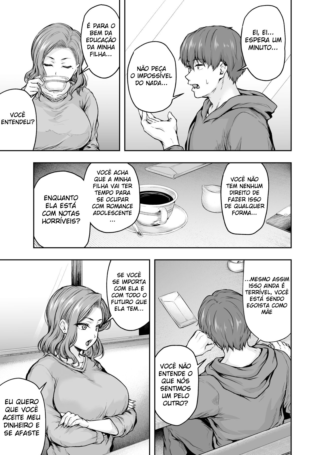 [Sazareito (Ohnaka Ito)] Mama ga Muchuu na Musume no Kareshi 1 - Kono Chinpo wa Kyouikujou Yoroshikunai node Mama ga Shori Shimasu. [Portuguese-BR] [mundohentaioficial.com] [Digital] 图片编号 26