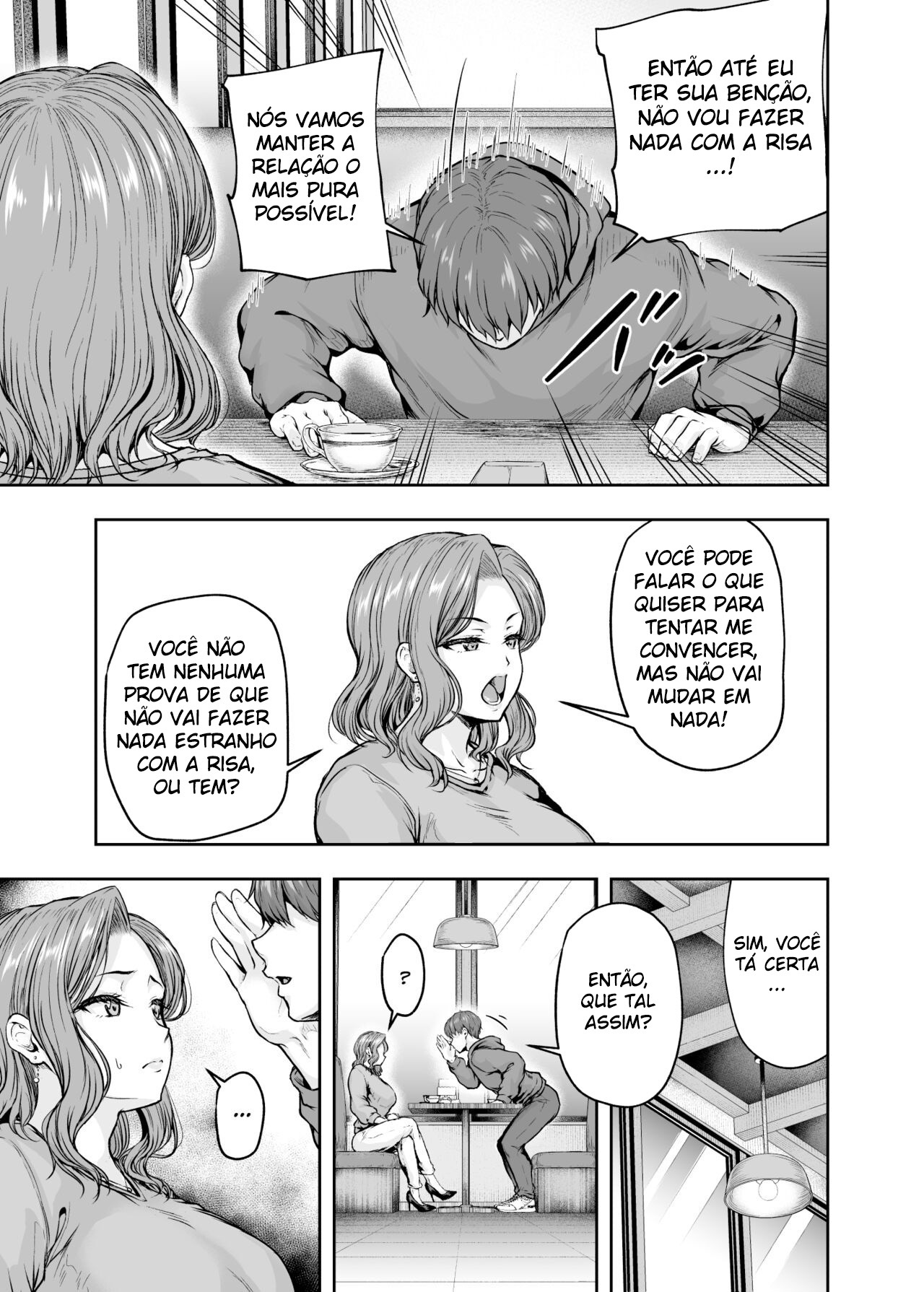 [Sazareito (Ohnaka Ito)] Mama ga Muchuu na Musume no Kareshi 1 - Kono Chinpo wa Kyouikujou Yoroshikunai node Mama ga Shori Shimasu. [Portuguese-BR] [mundohentaioficial.com] [Digital] 图片编号 28