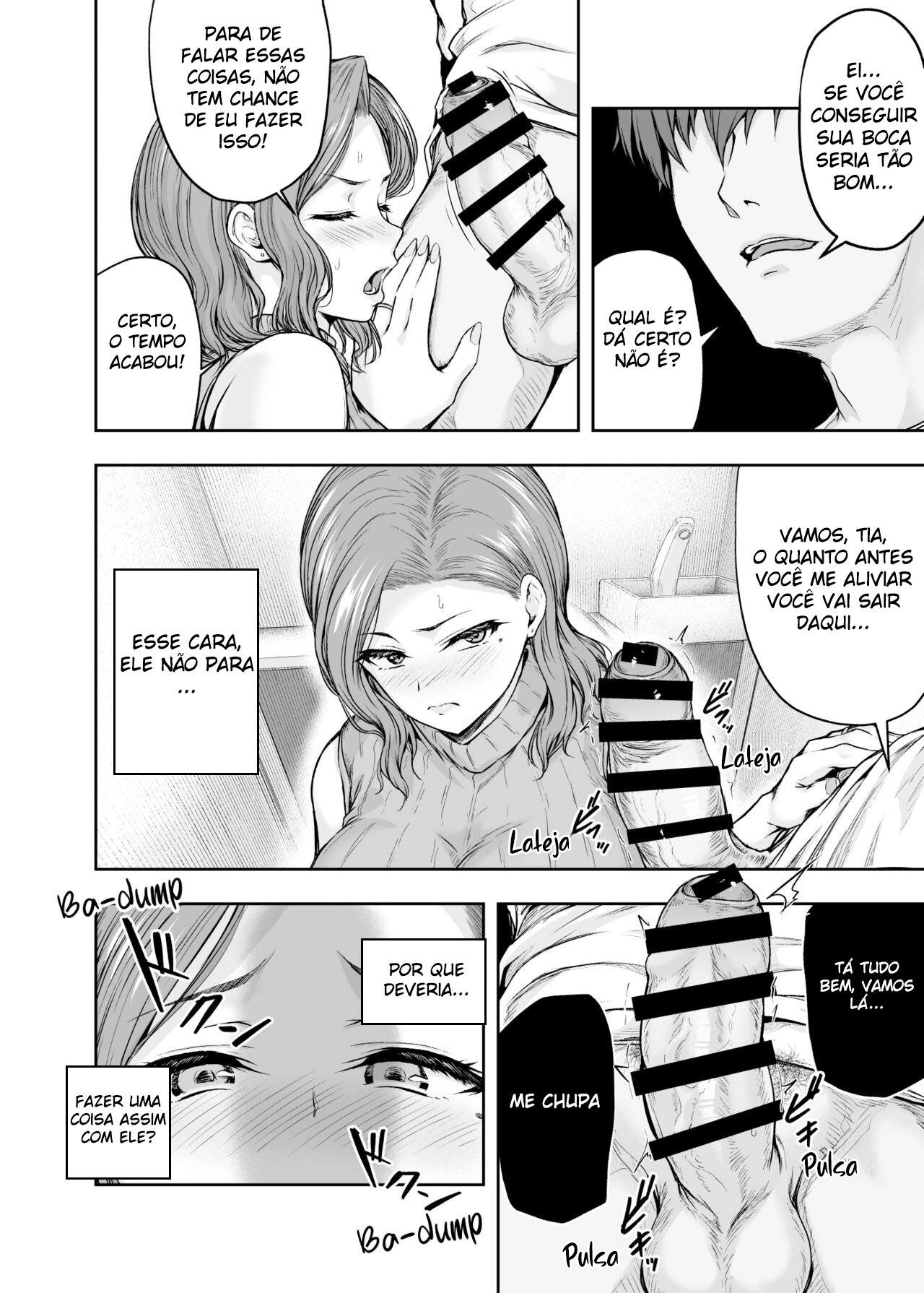 [Sazareito (Ohnaka Ito)] Mama ga Muchuu na Musume no Kareshi 1 - Kono Chinpo wa Kyouikujou Yoroshikunai node Mama ga Shori Shimasu. [Portuguese-BR] [mundohentaioficial.com] [Digital] 图片编号 45