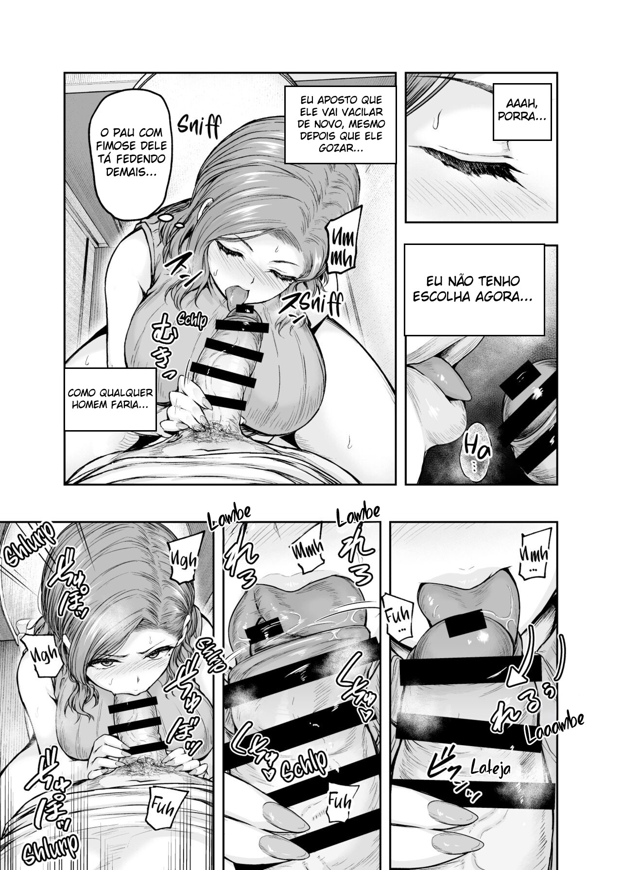 [Sazareito (Ohnaka Ito)] Mama ga Muchuu na Musume no Kareshi 1 - Kono Chinpo wa Kyouikujou Yoroshikunai node Mama ga Shori Shimasu. [Portuguese-BR] [mundohentaioficial.com] [Digital] 图片编号 46