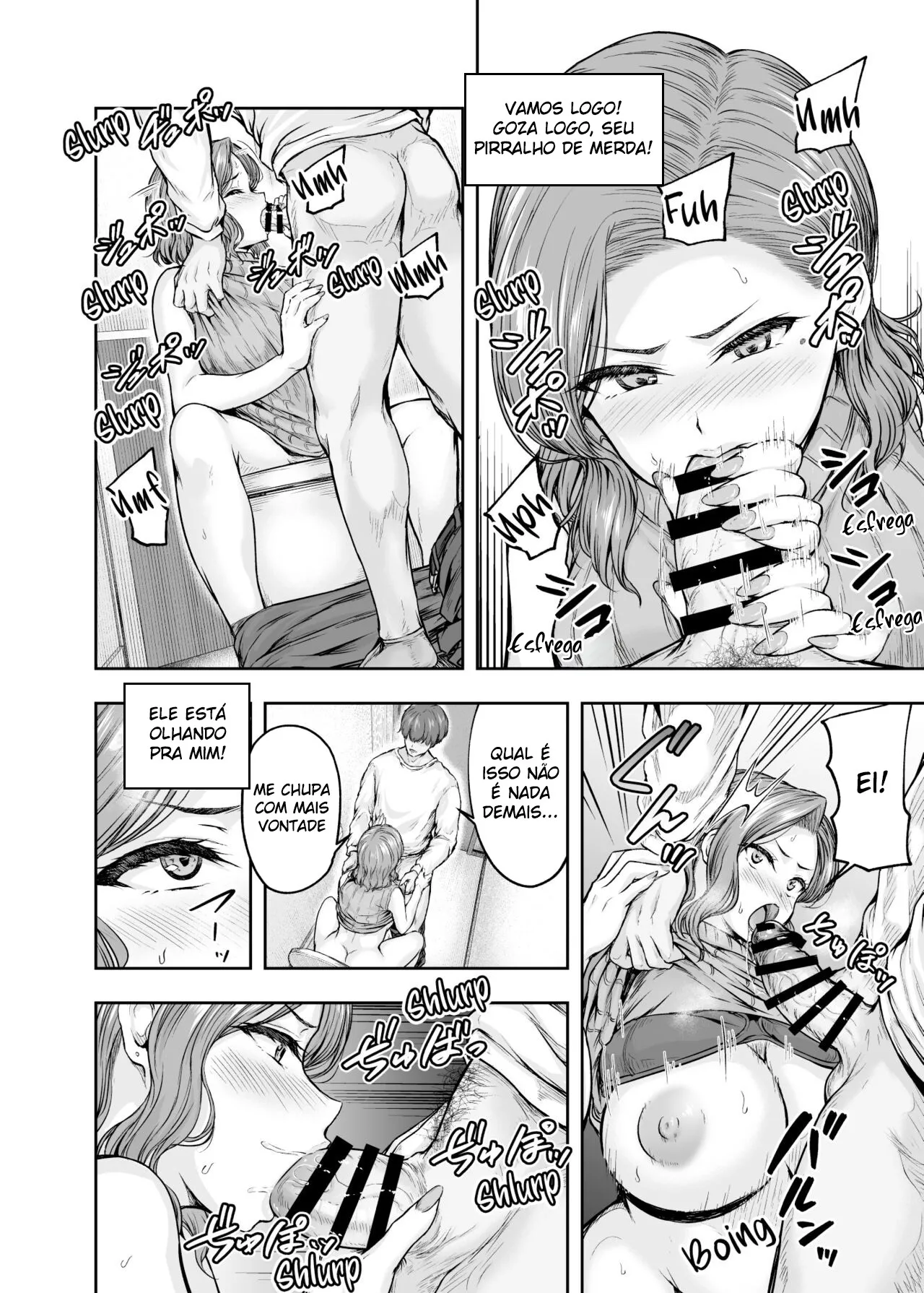 [Sazareito (Ohnaka Ito)] Mama ga Muchuu na Musume no Kareshi 1 - Kono Chinpo wa Kyouikujou Yoroshikunai node Mama ga Shori Shimasu. [Portuguese-BR] [mundohentaioficial.com] [Digital] 图片编号 47